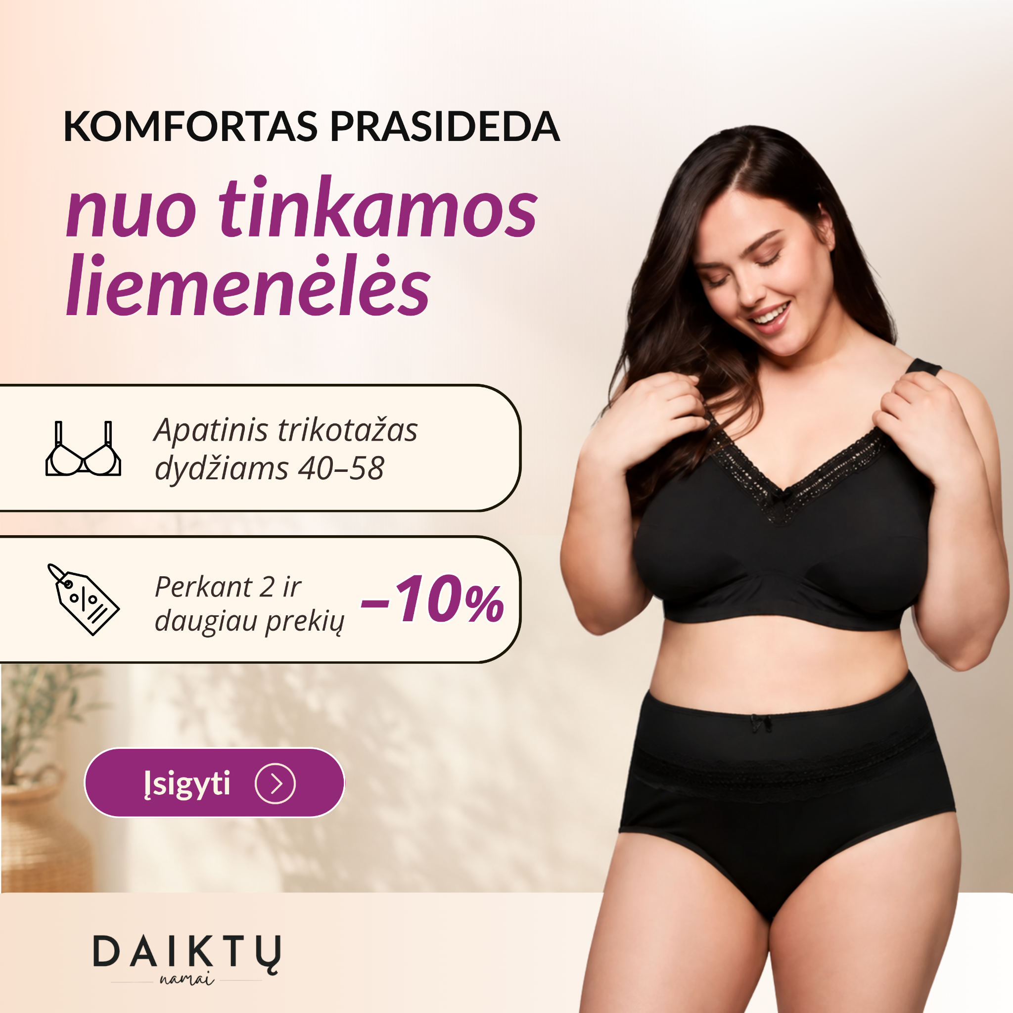 Daiktų Namai Facebook ad