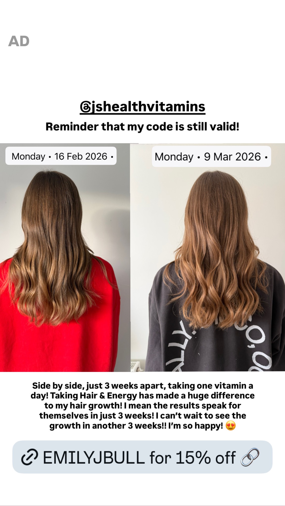 Emily j bull. Facebook ad