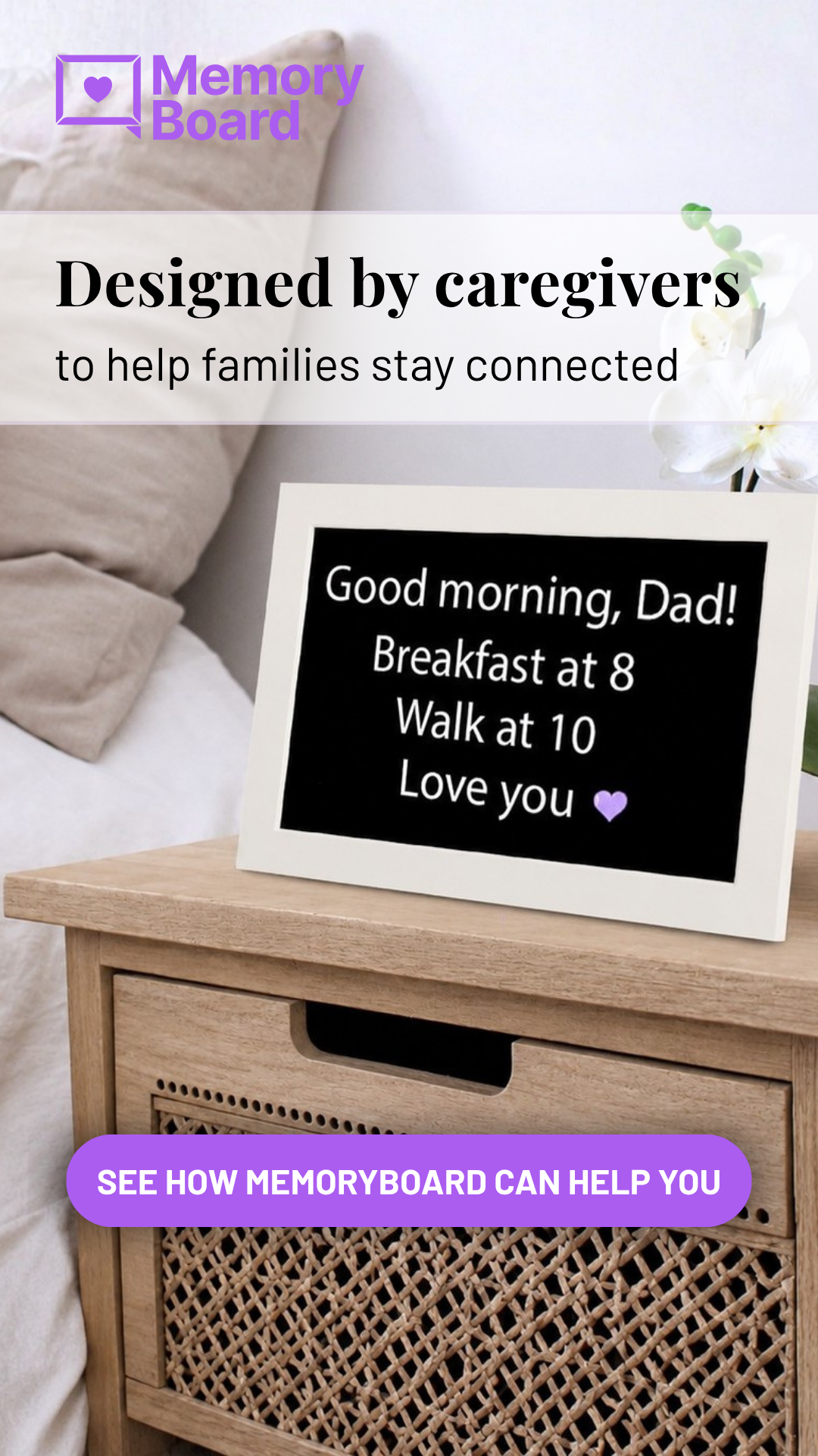 Memoryboard Facebook ad from Jul 31, 2026