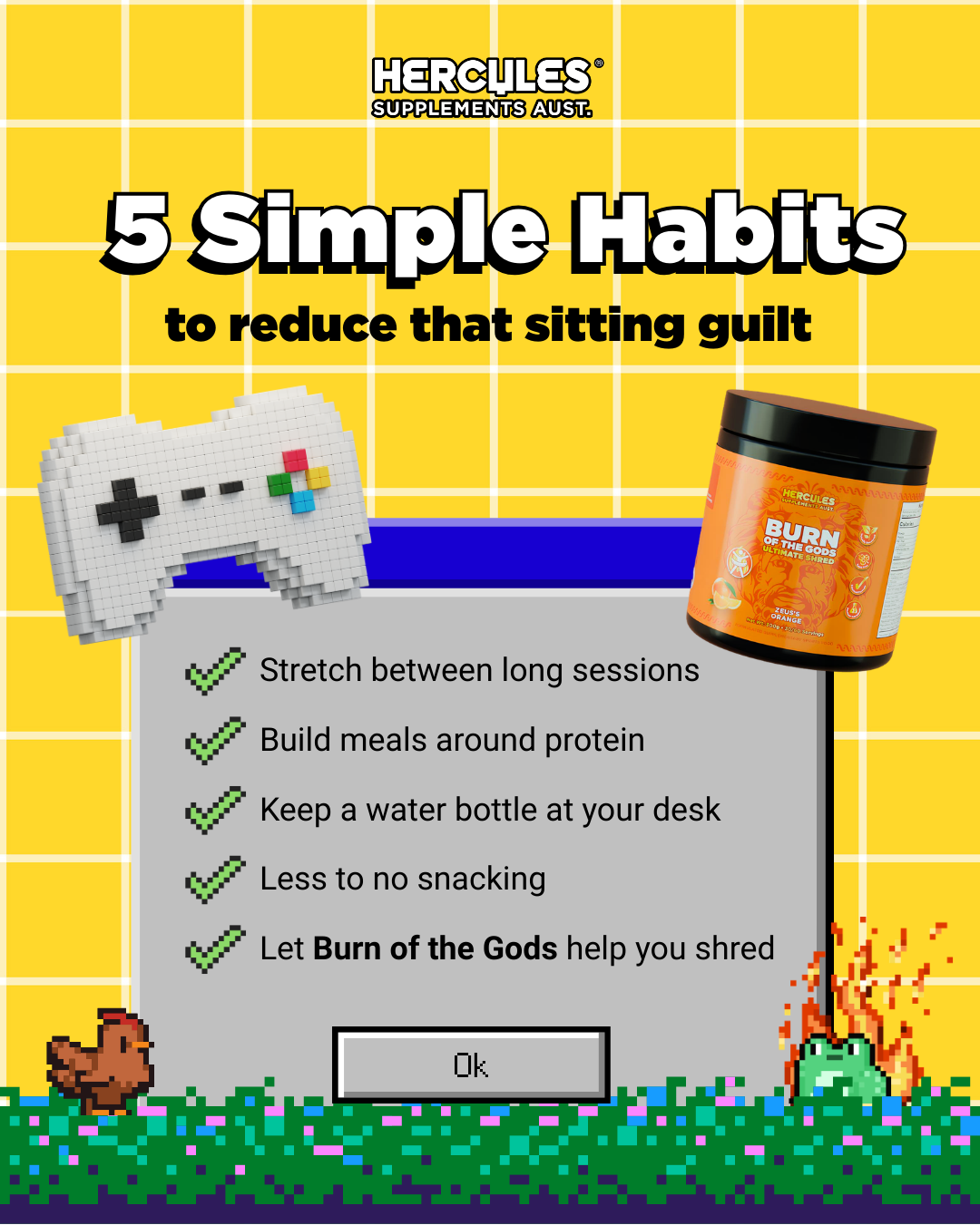 Hercules Supplements Aust Facebook ad