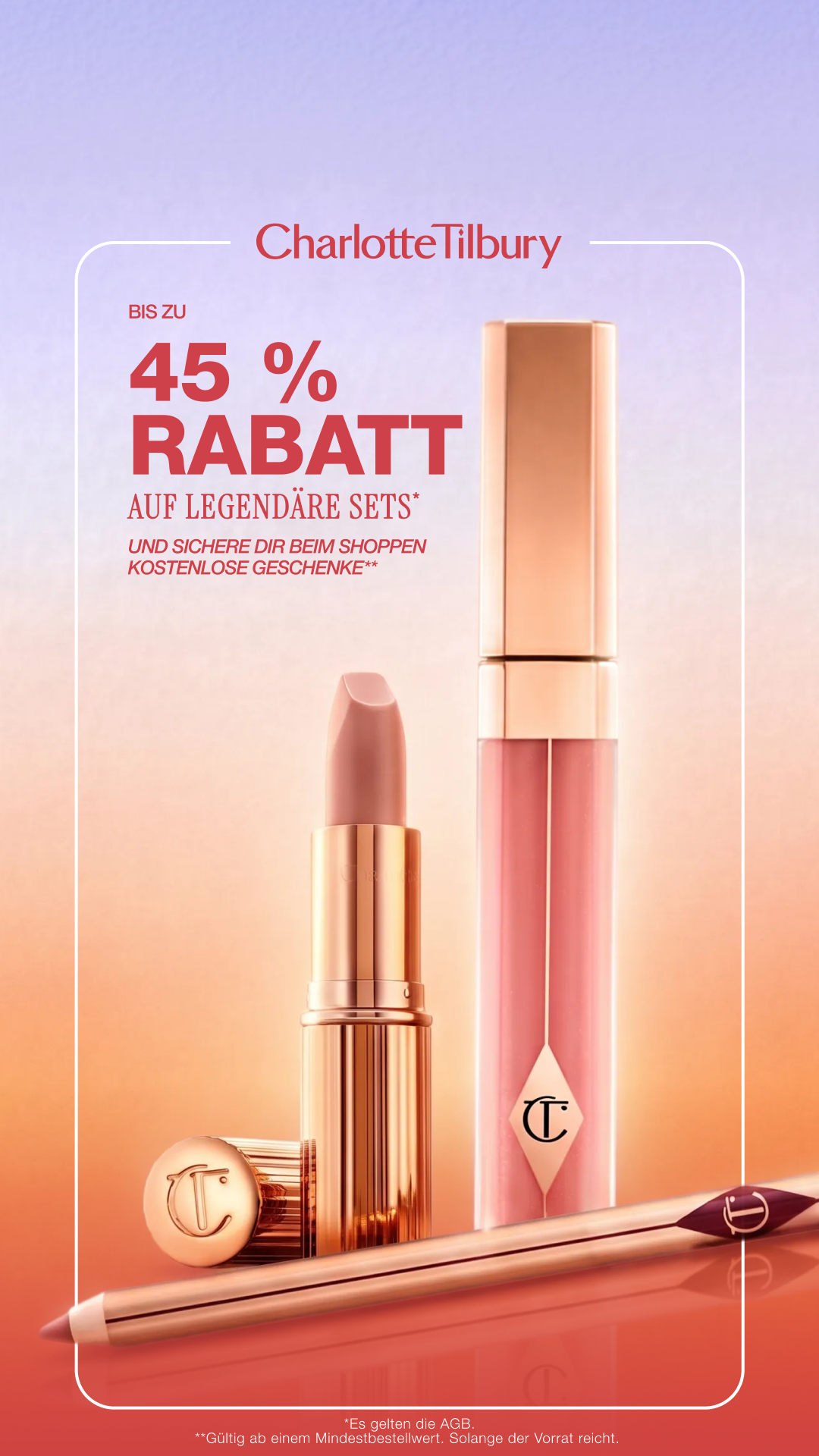 Charlotte Tilbury Facebook ad