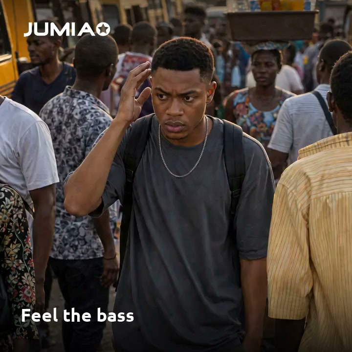 Jumia Facebook ad: Block out the street noise, tune into your…