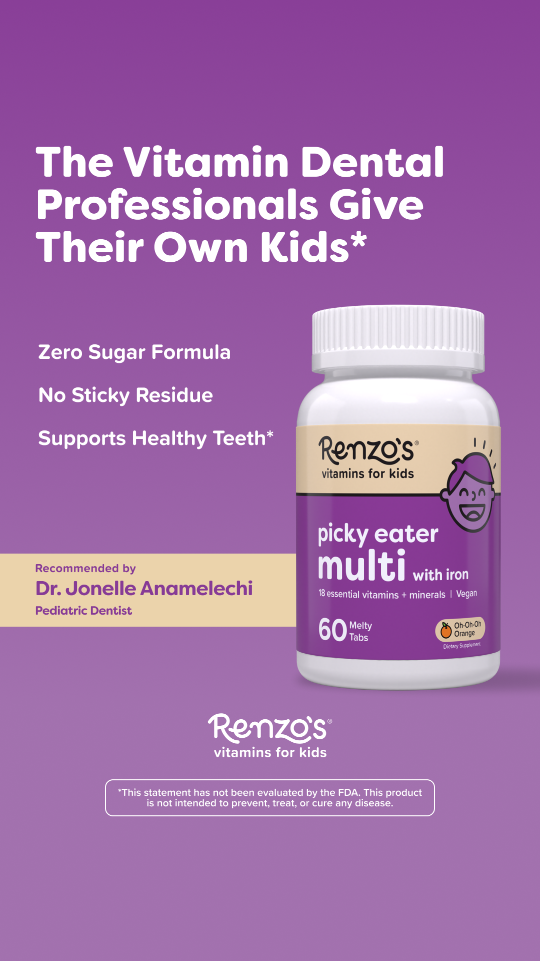 Renzo's Vitamins Facebook ad