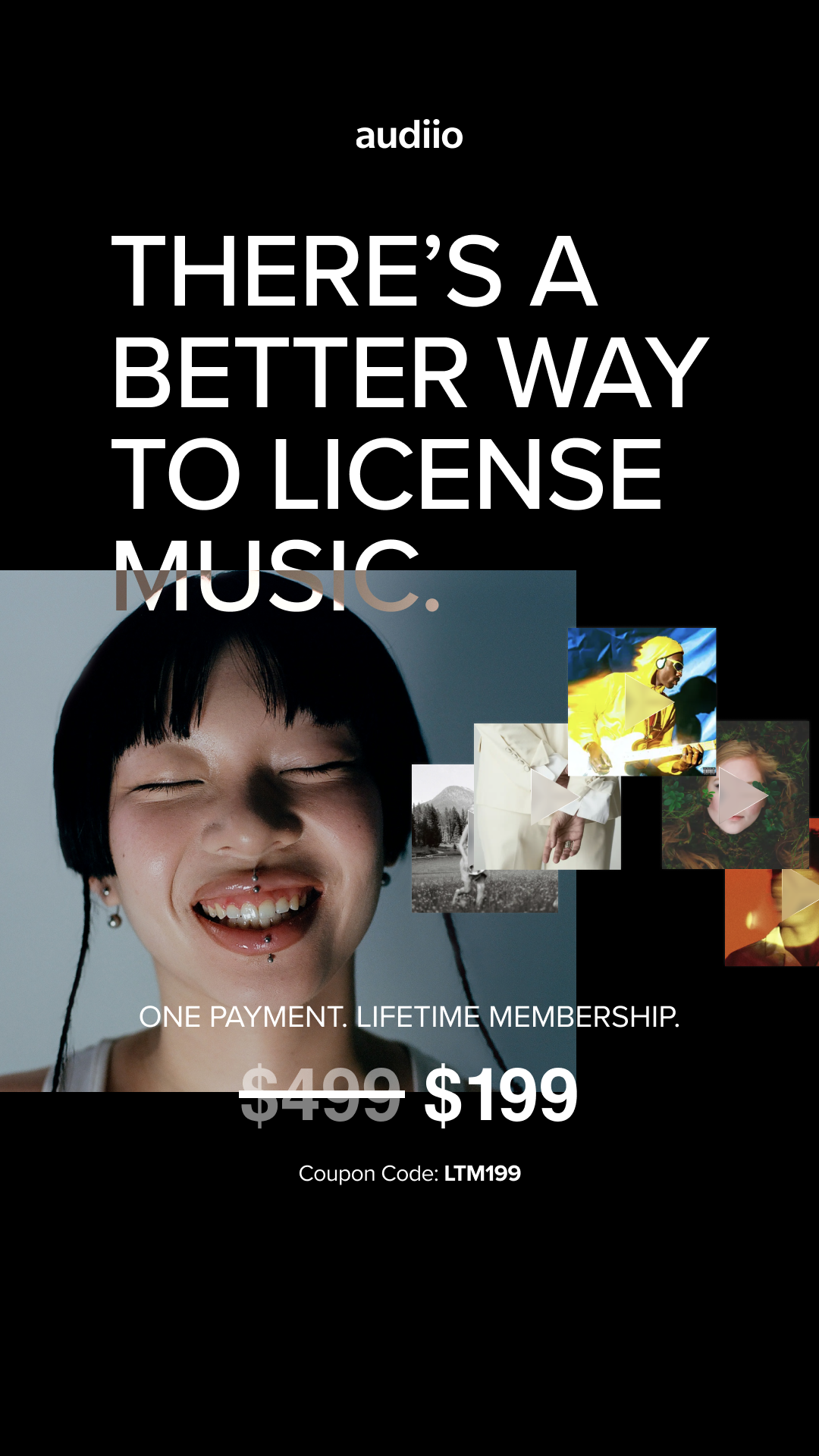 audiio Facebook ad
