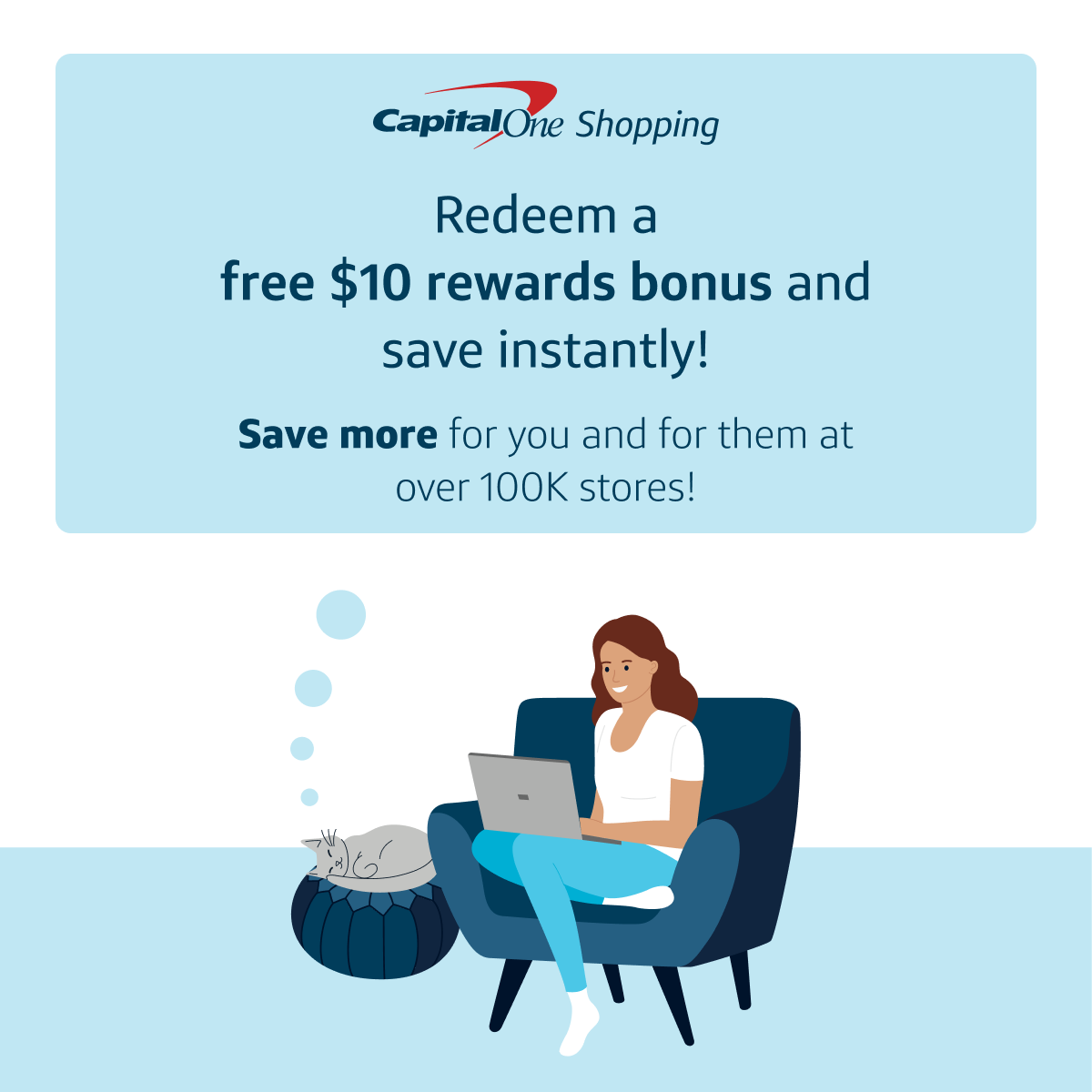 Capital One Shopping Facebook ad