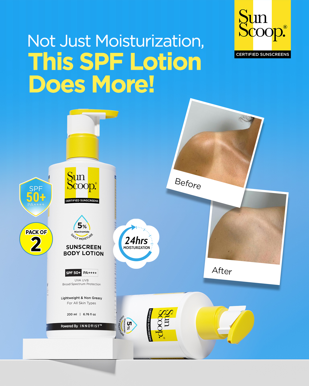 Sunscoop SPF Facebook ad