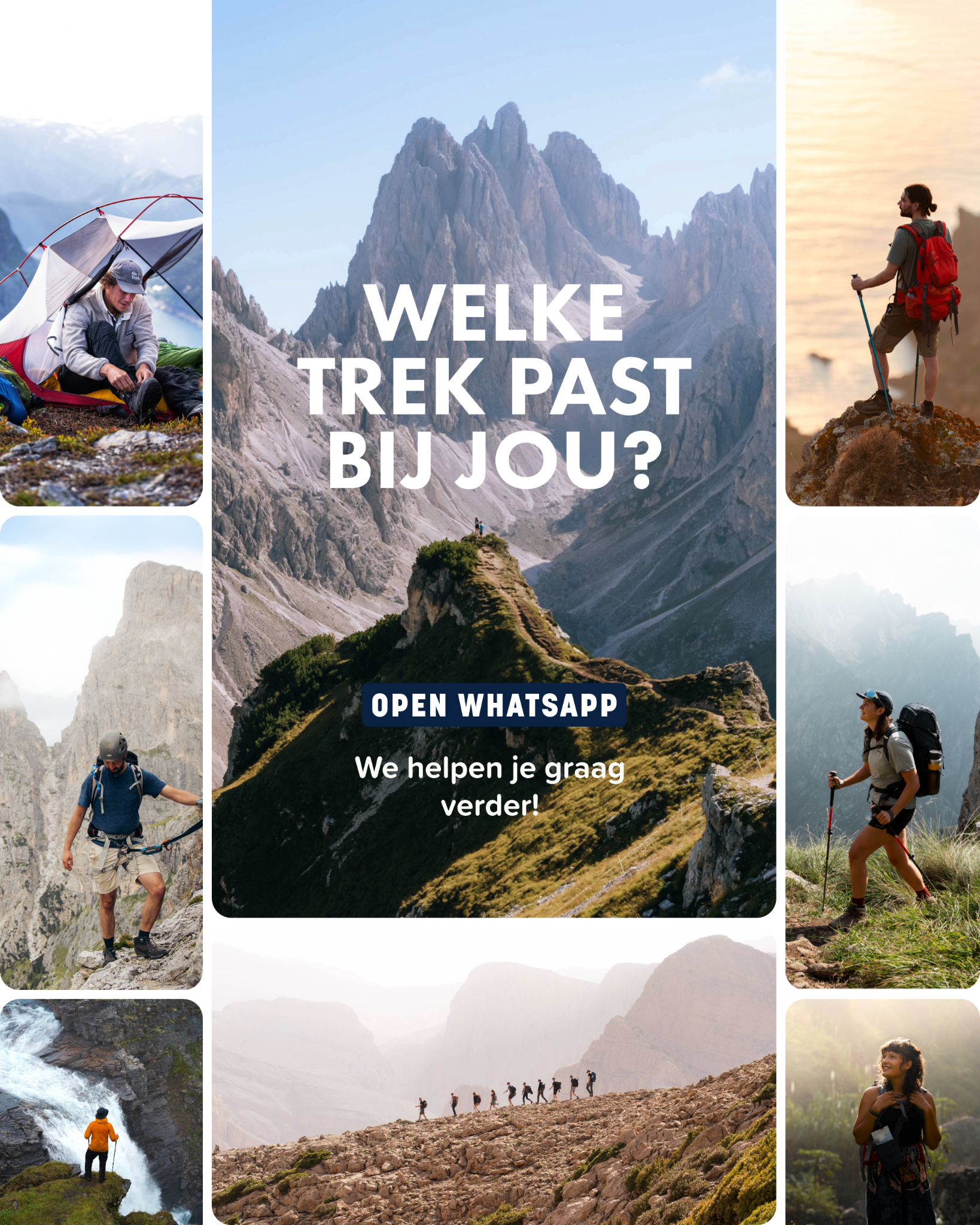 On-Trek Facebook ad: Welke trek past bij jou?