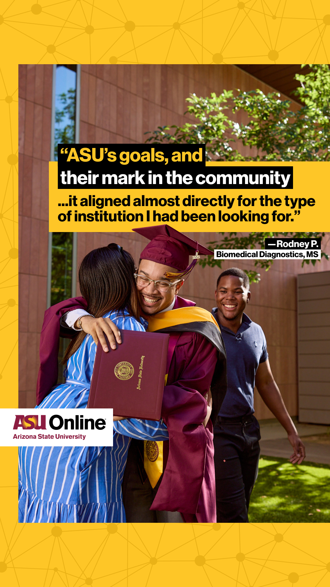 ASU Online Facebook ad