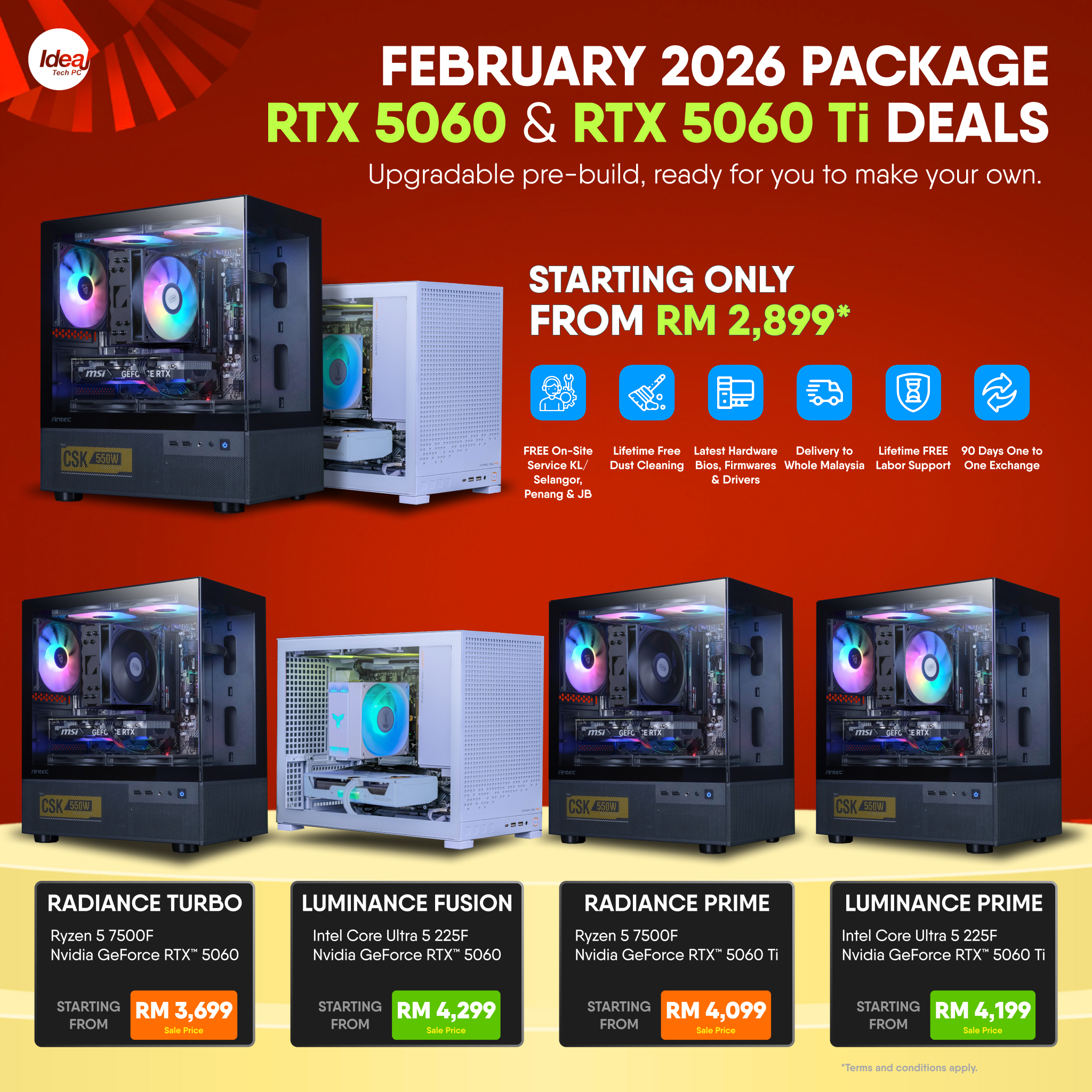 IDEAL TECH PC Facebook ad: Festive Season Deals Limited time pricing, lock in…