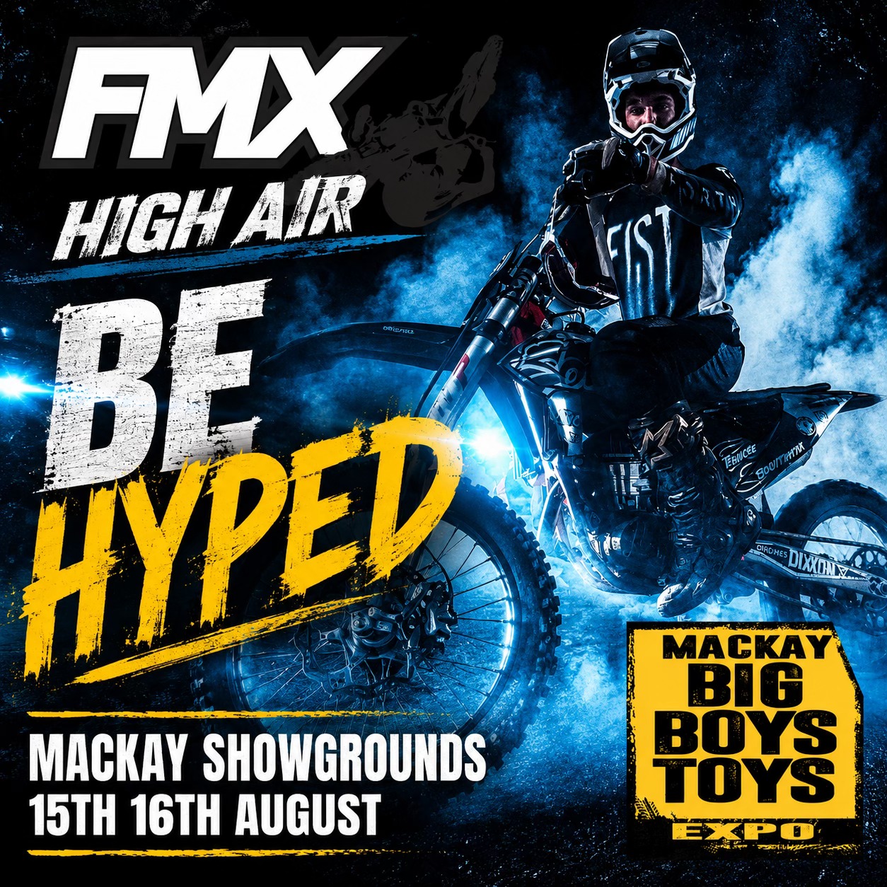 Big Boys Toys Expo Facebook ad: Mackay Big Boys Toys Expo