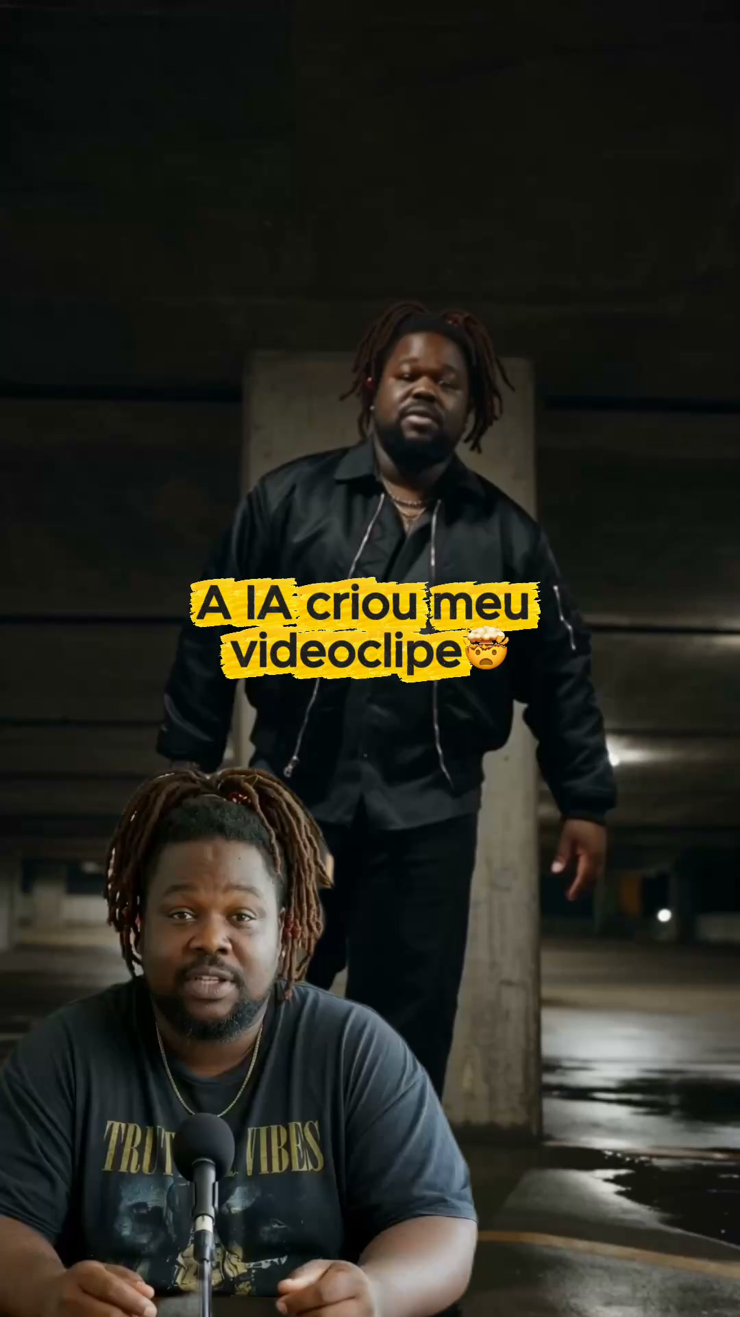 AI Music Video Facebook ad: Envie sua música e crie um videoclipe impressionante com…