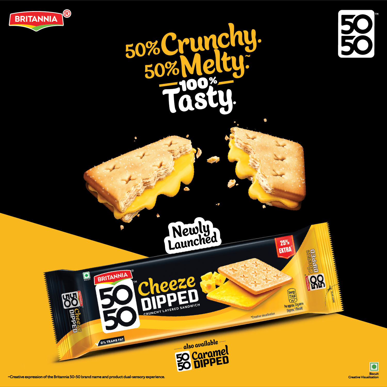 Britannia Industries Facebook ad: Buy Now on Blinkit!