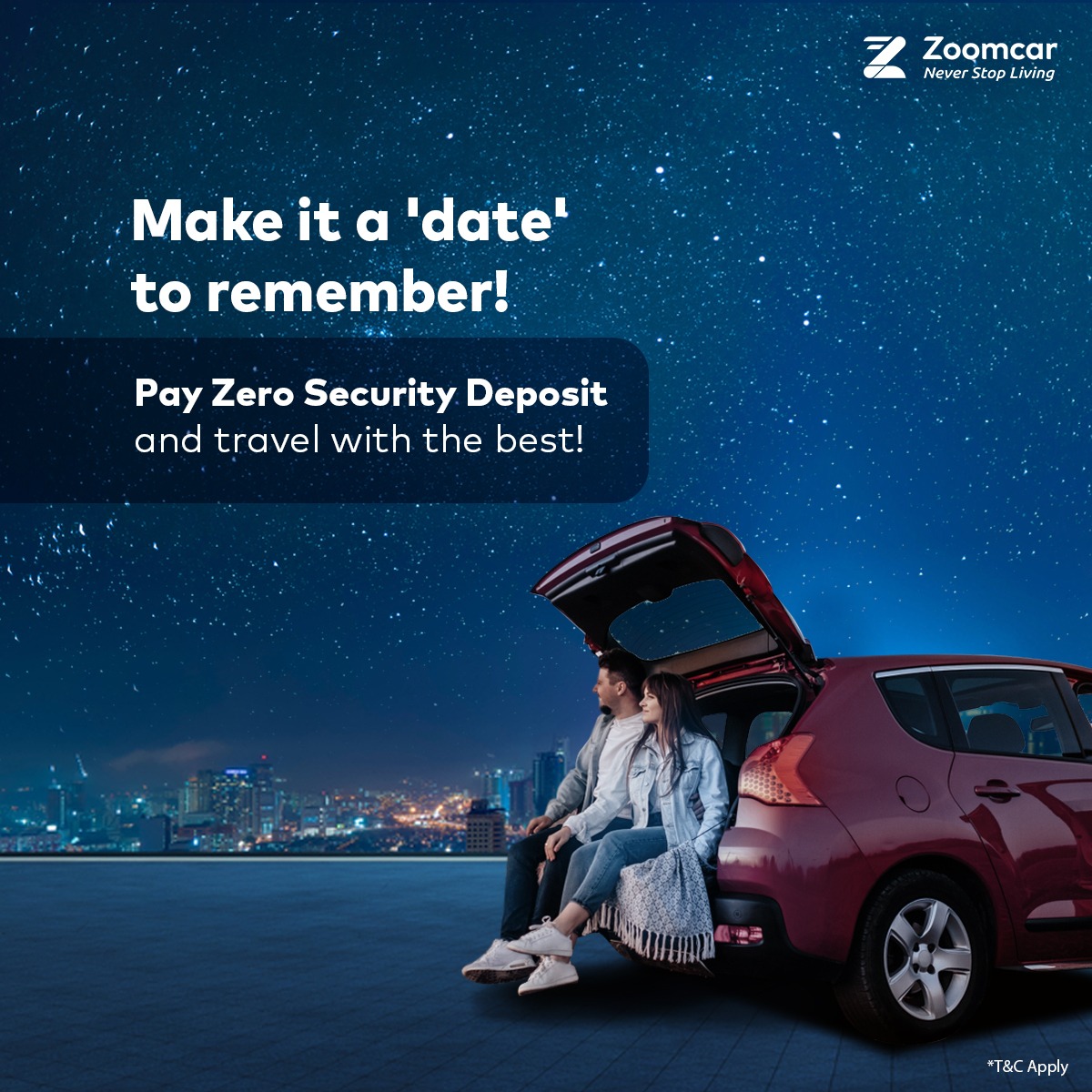 Zoomcar Facebook ad