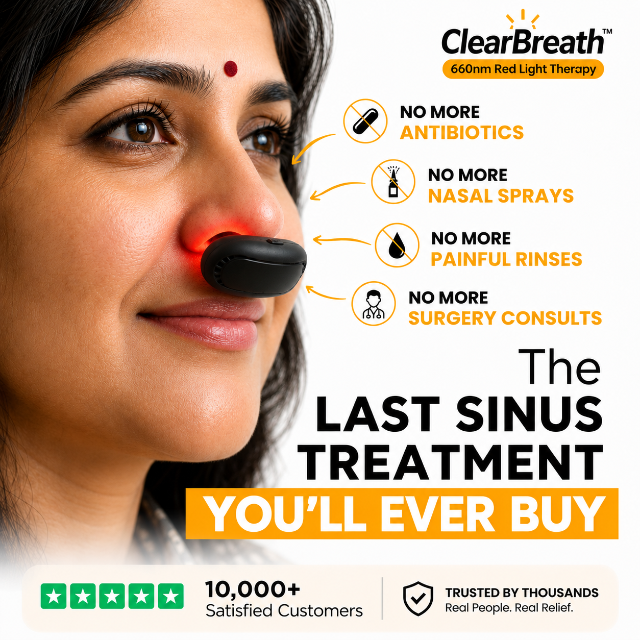 Cacaw Facebook ad: Breathe Easier in Just 10 Minutes