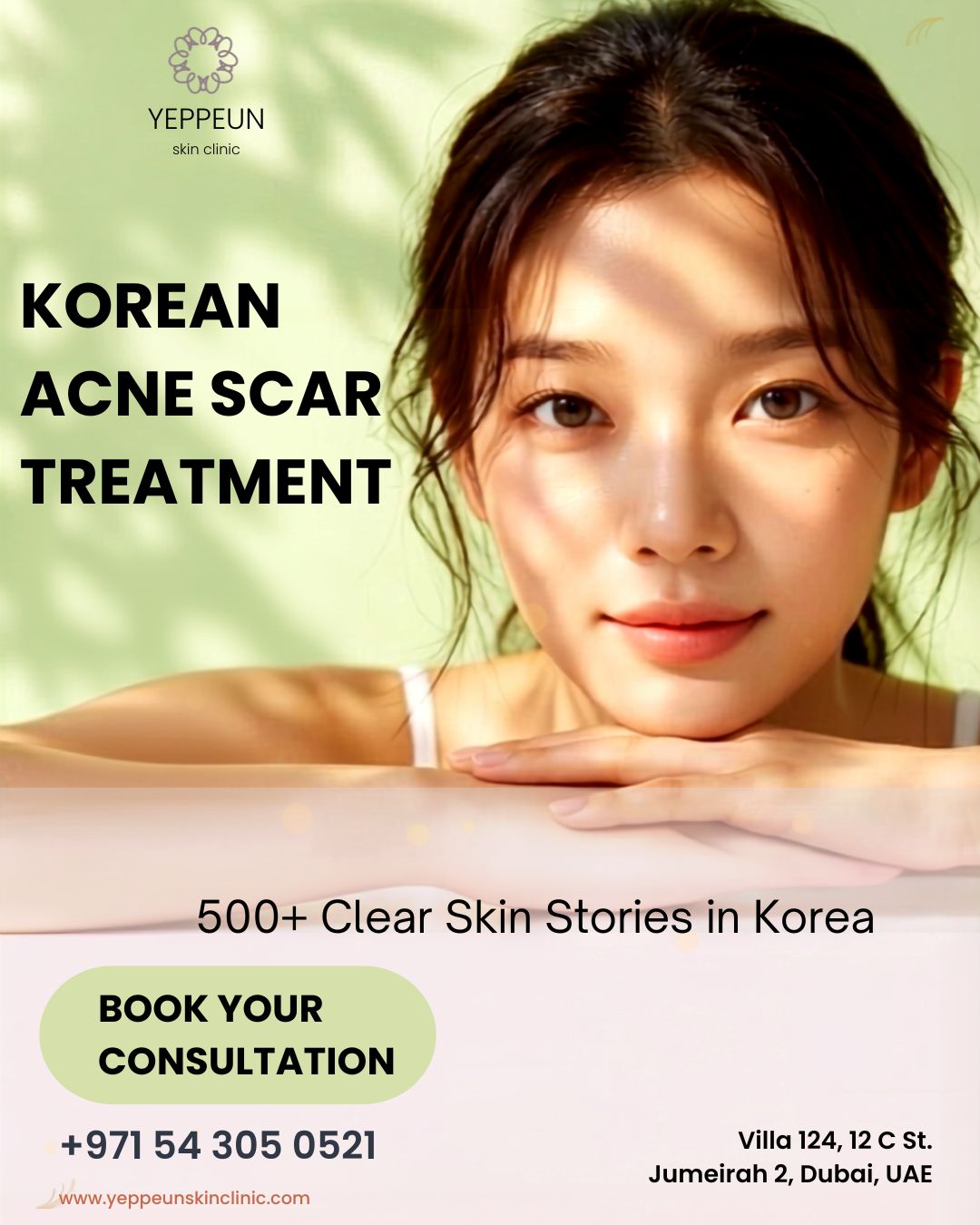 Yeppeun Skin Clinic Facebook ad: Instagram