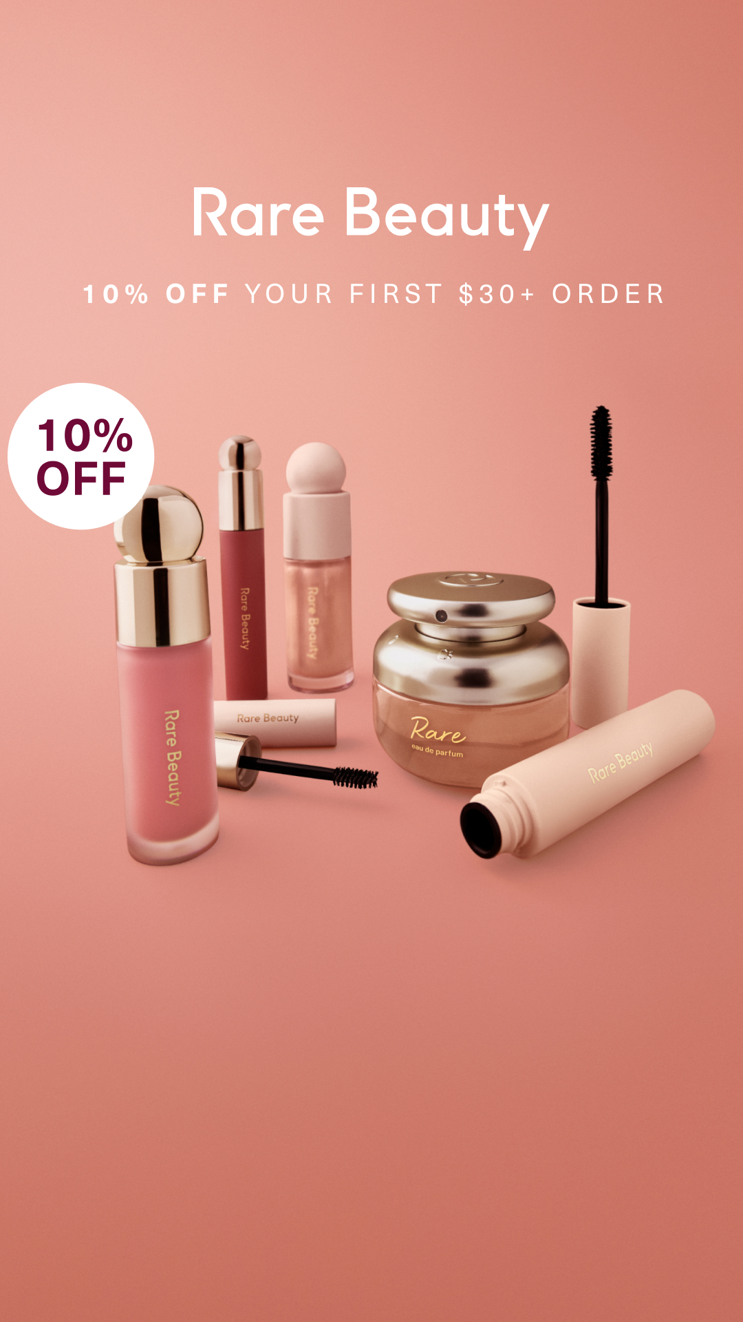 Rare Beauty Facebook ad