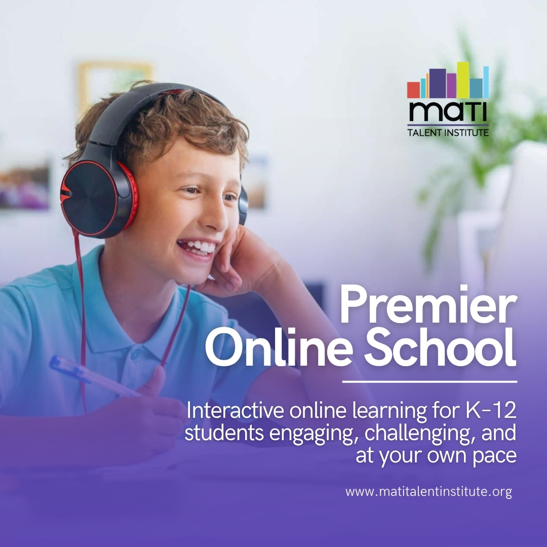 Mati Talent Institute Private School-Homeschool & Gifted Education Facebook ad: Premier Accredited Online Private School for K-12