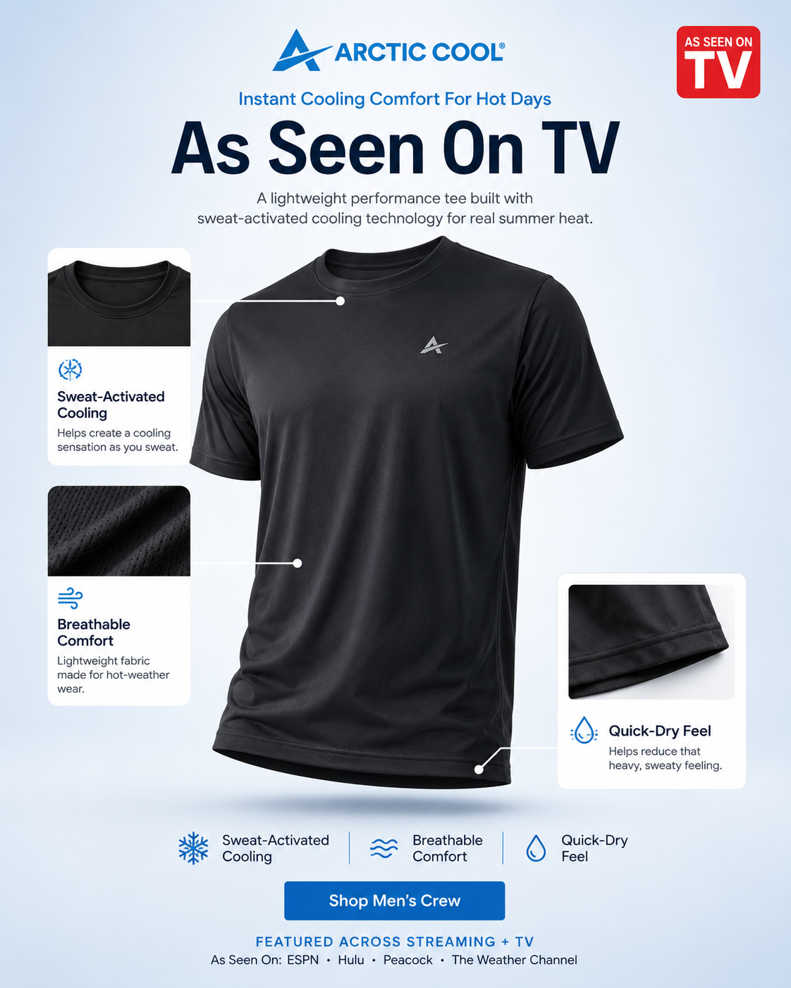 Arctic Cool Facebook ad