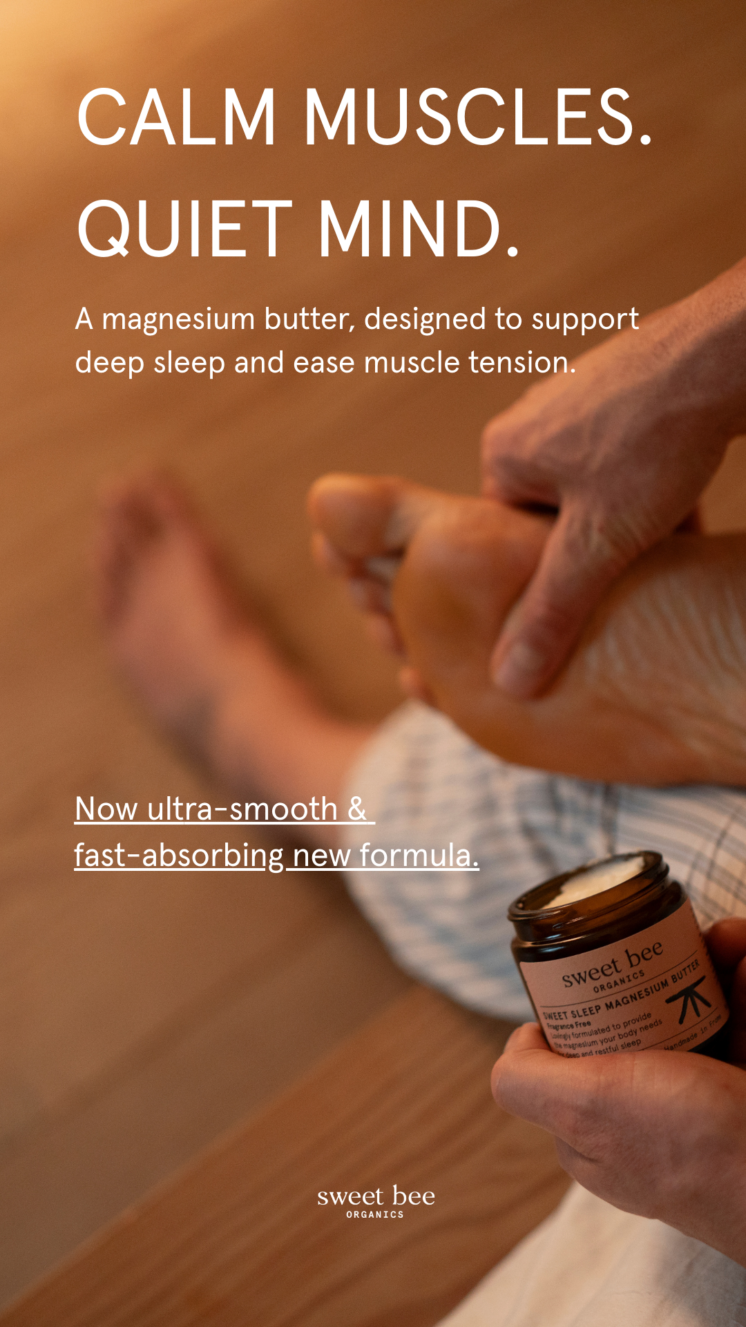 Sweet Bee Organics Facebook ad