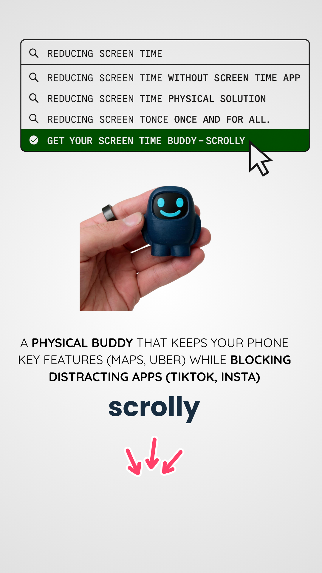 NoScroll Club Facebook ad