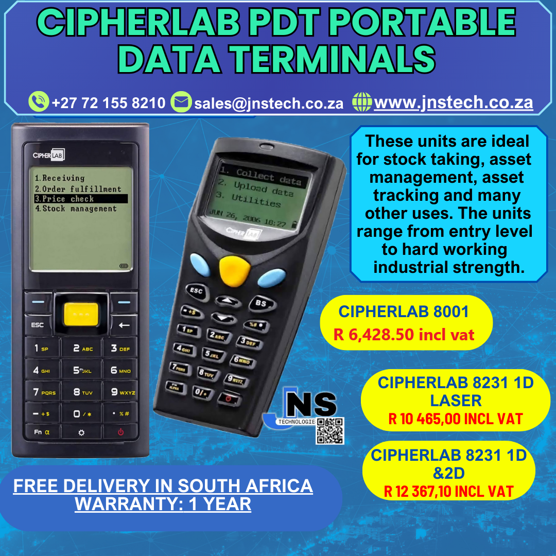 JNS Technologies Facebook ad: Barcode Printer Barcode Scanner Sales in South Africa