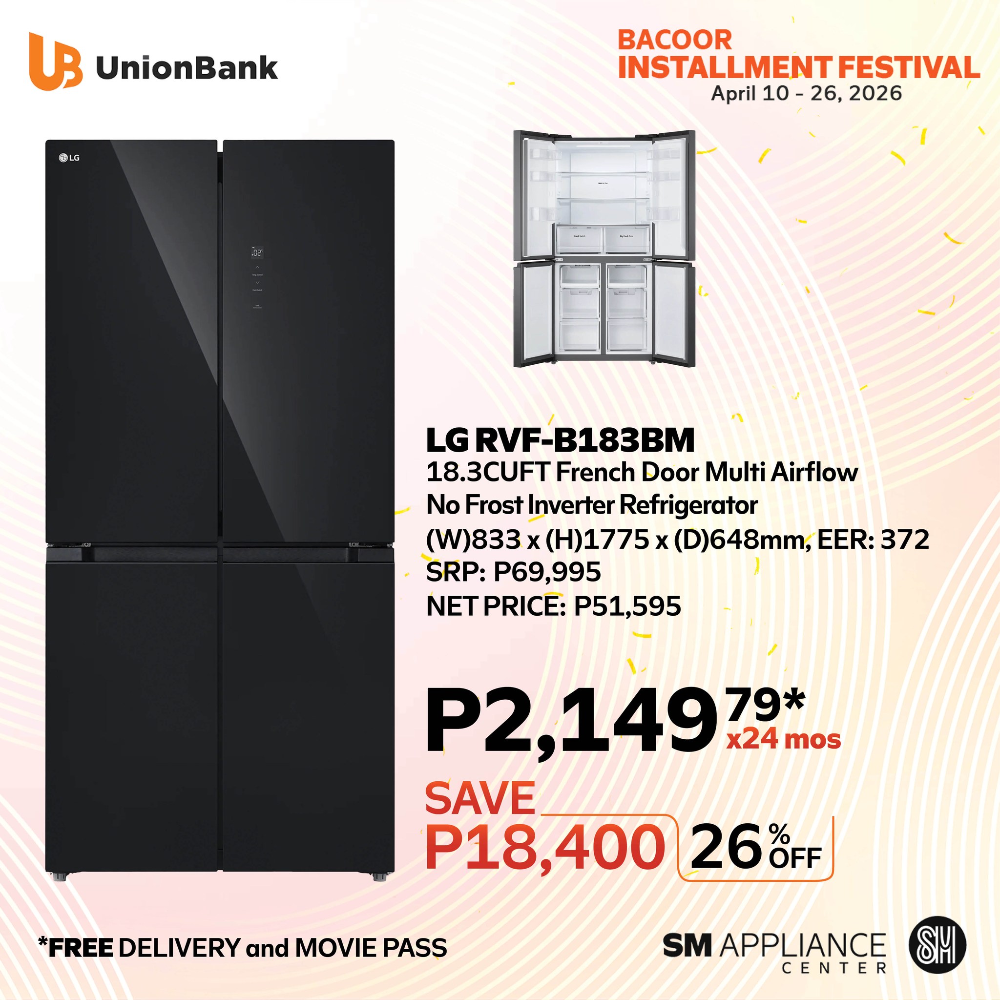 SM Appliance Center Facebook ad