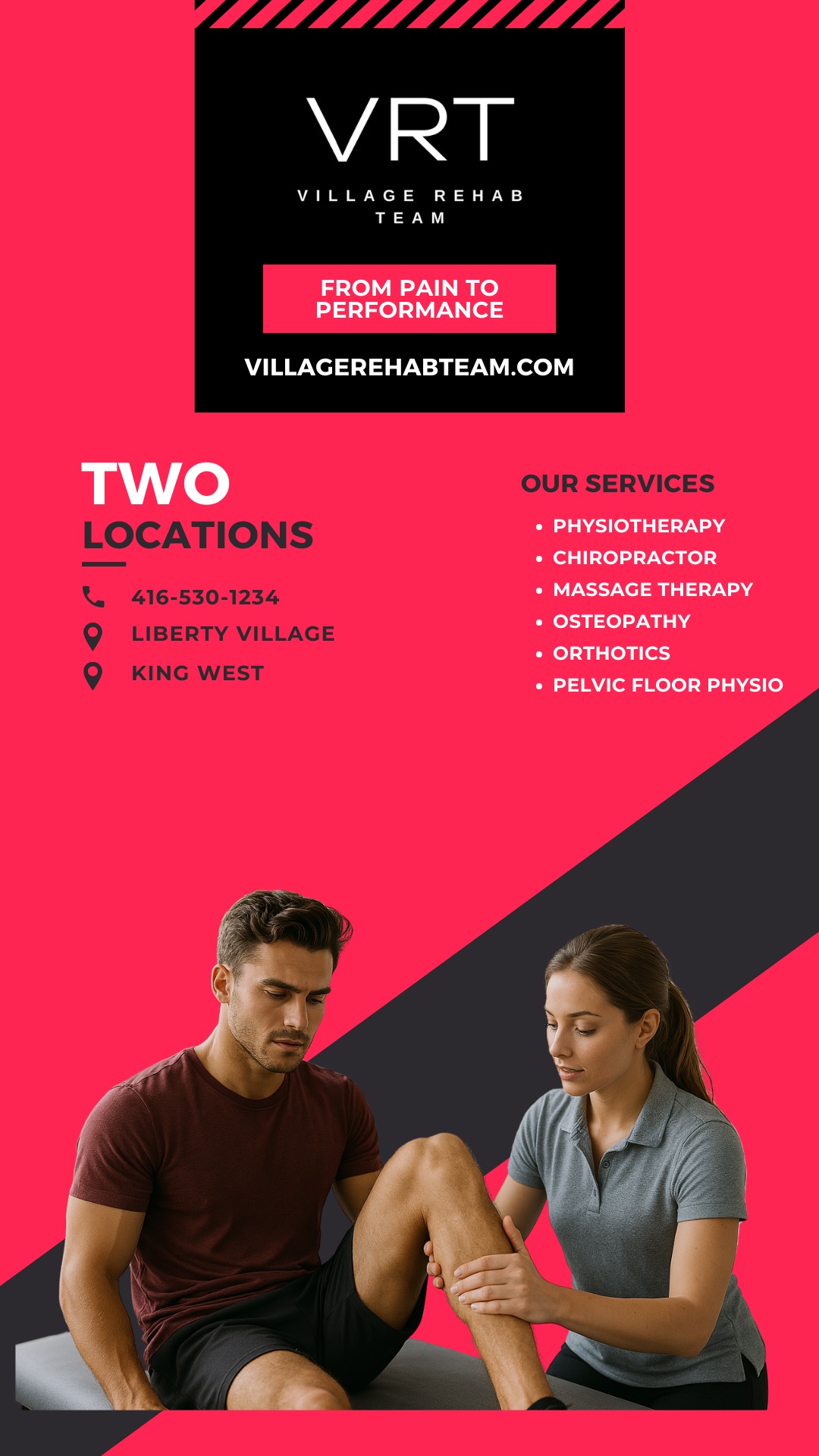 Village Rehab Team Facebook ad