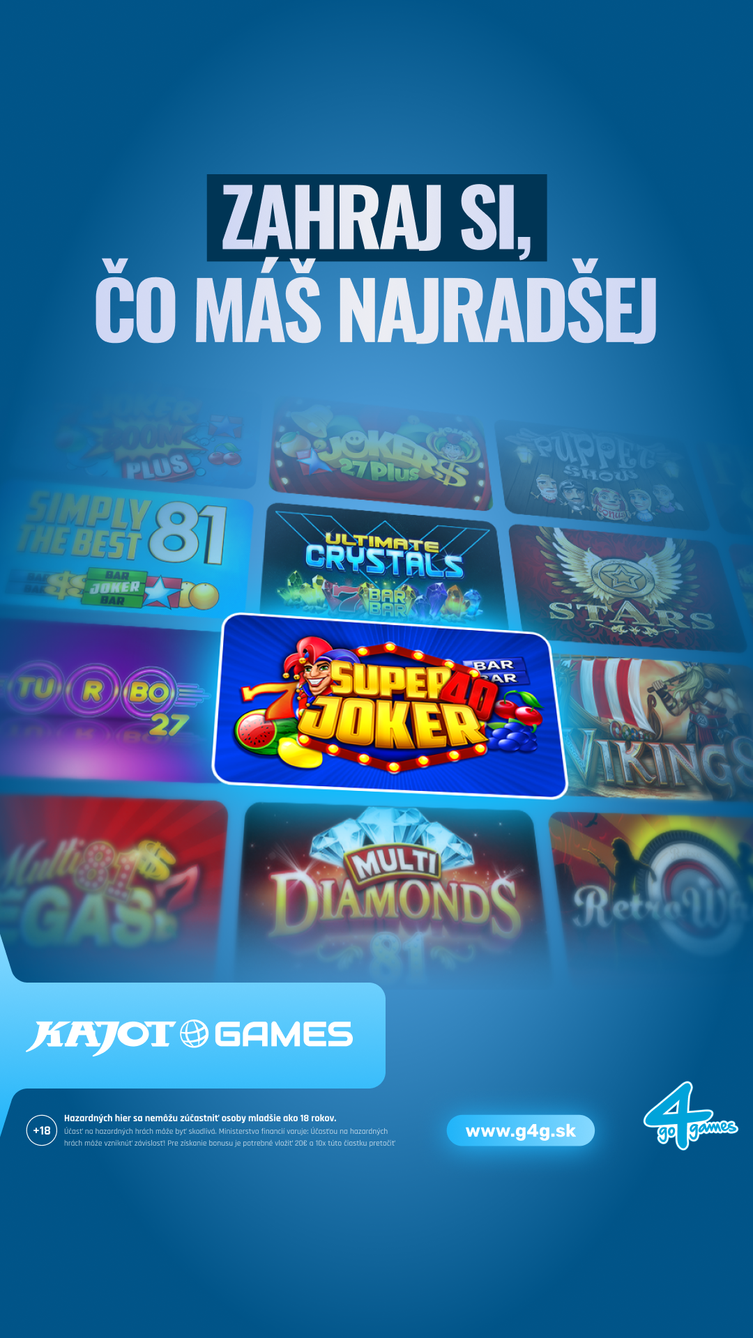 Go4Games online kasíno Facebook ad from Nov 19, 2025