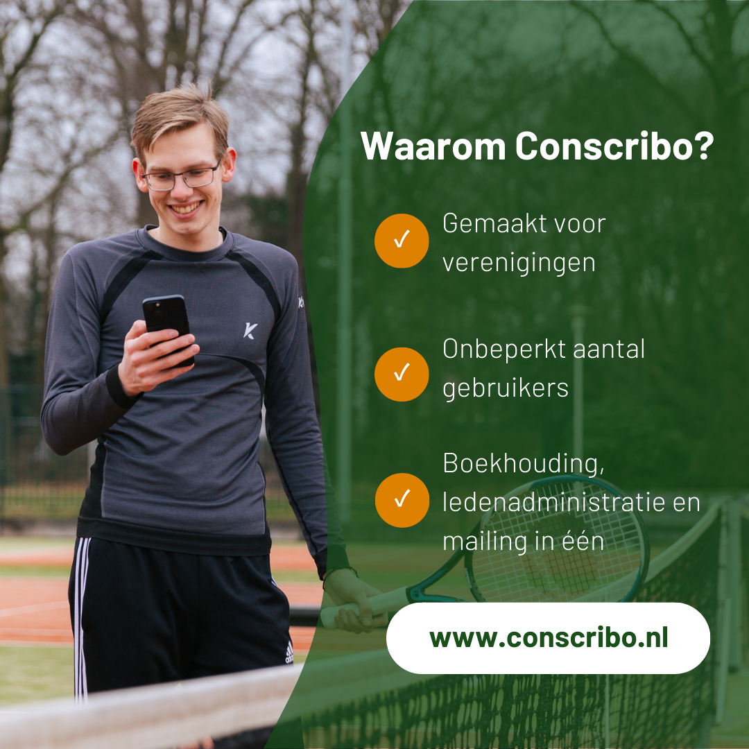 Conscribo Facebook ad: Moeiteloze administratie