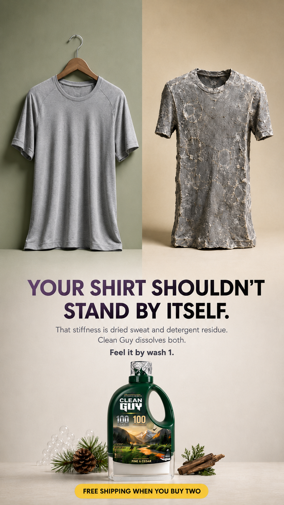 Clean Guy Facebook ad