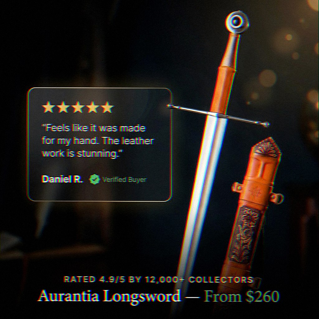 Katana Sword Facebook ad