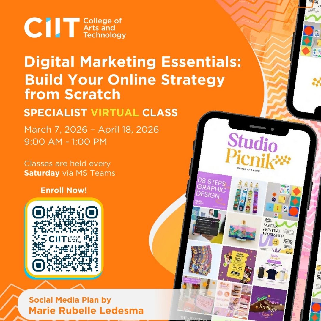 CIIT College of Arts and Technology Facebook ad