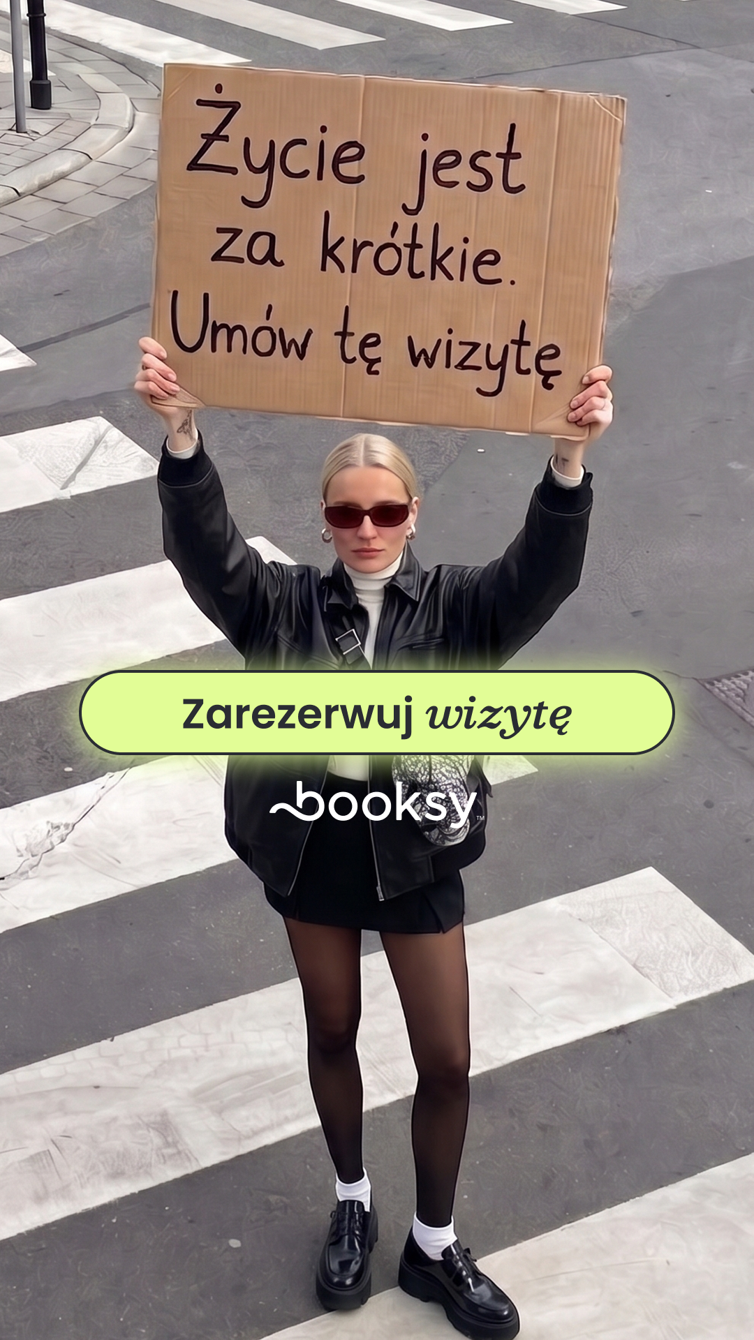 Booksy Facebook ad