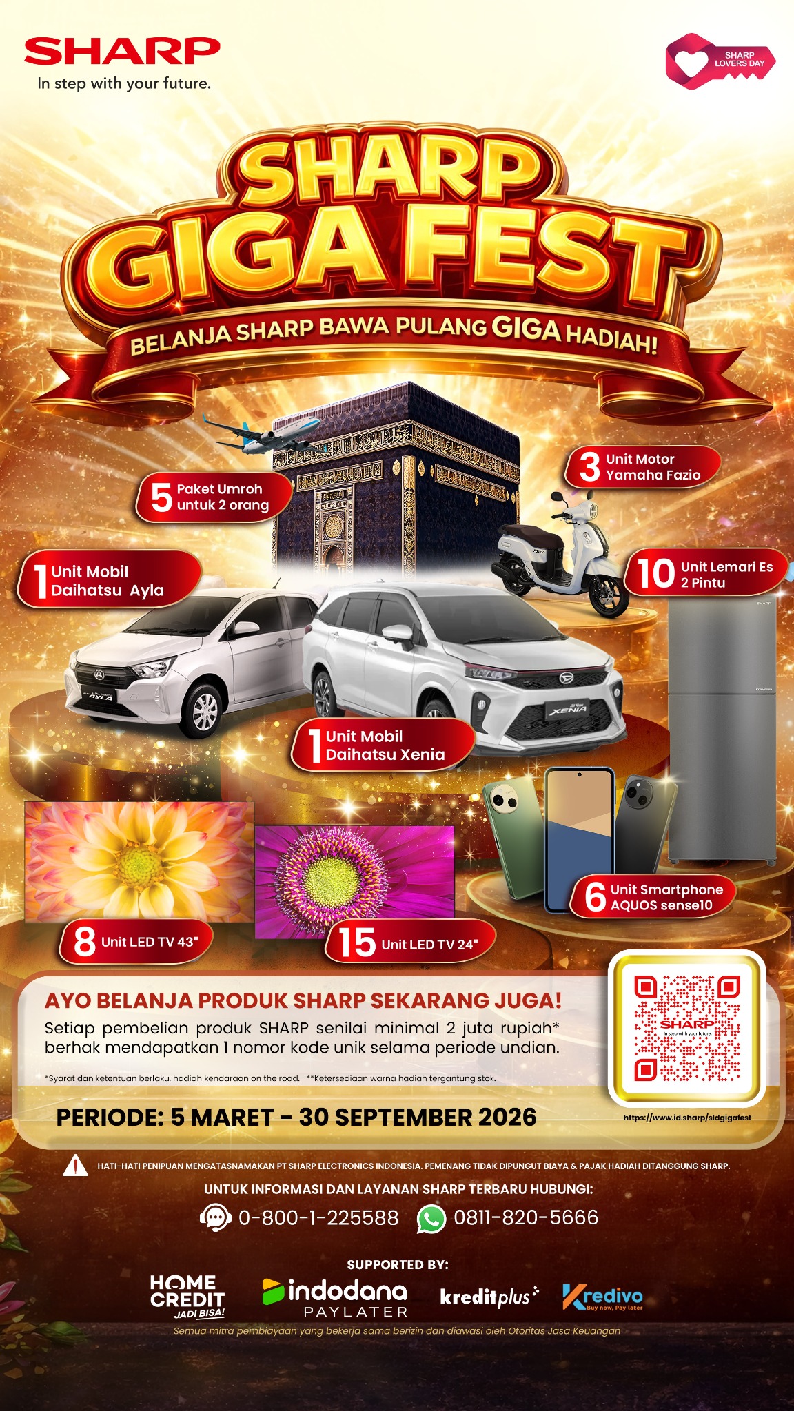 Sharp Electronics Indonesia Facebook ad