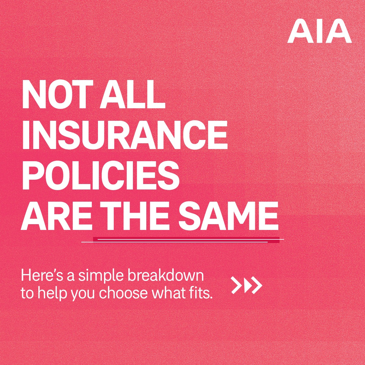 AIA Philippines Facebook ad
