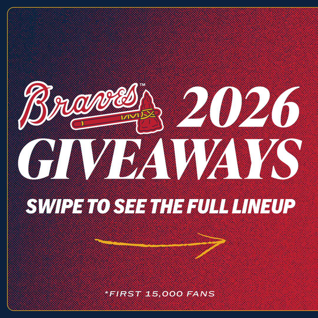 Atlanta Braves Facebook ad: See the lineup of Braves 2026 gate giveaways!