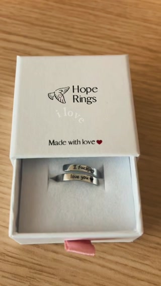 Hope Rings Facebook ad: I F♡cking Love You Ring