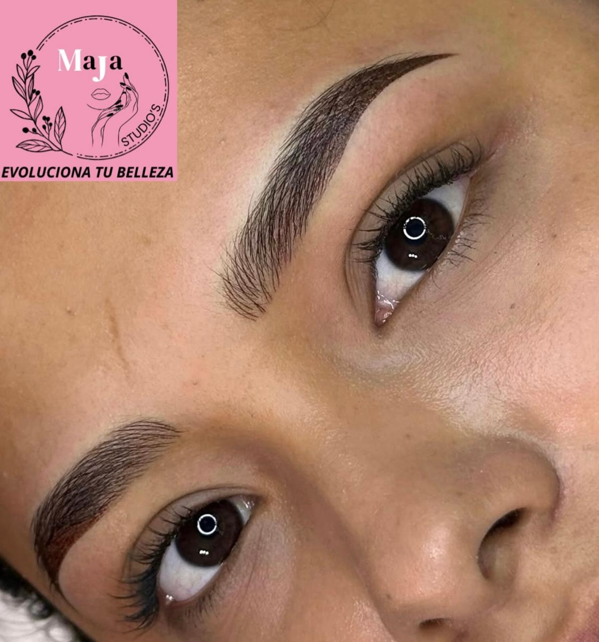 MaJa Studio's Cuautitlán Facebook ad: ¡Despídete del maquillaje diario!
