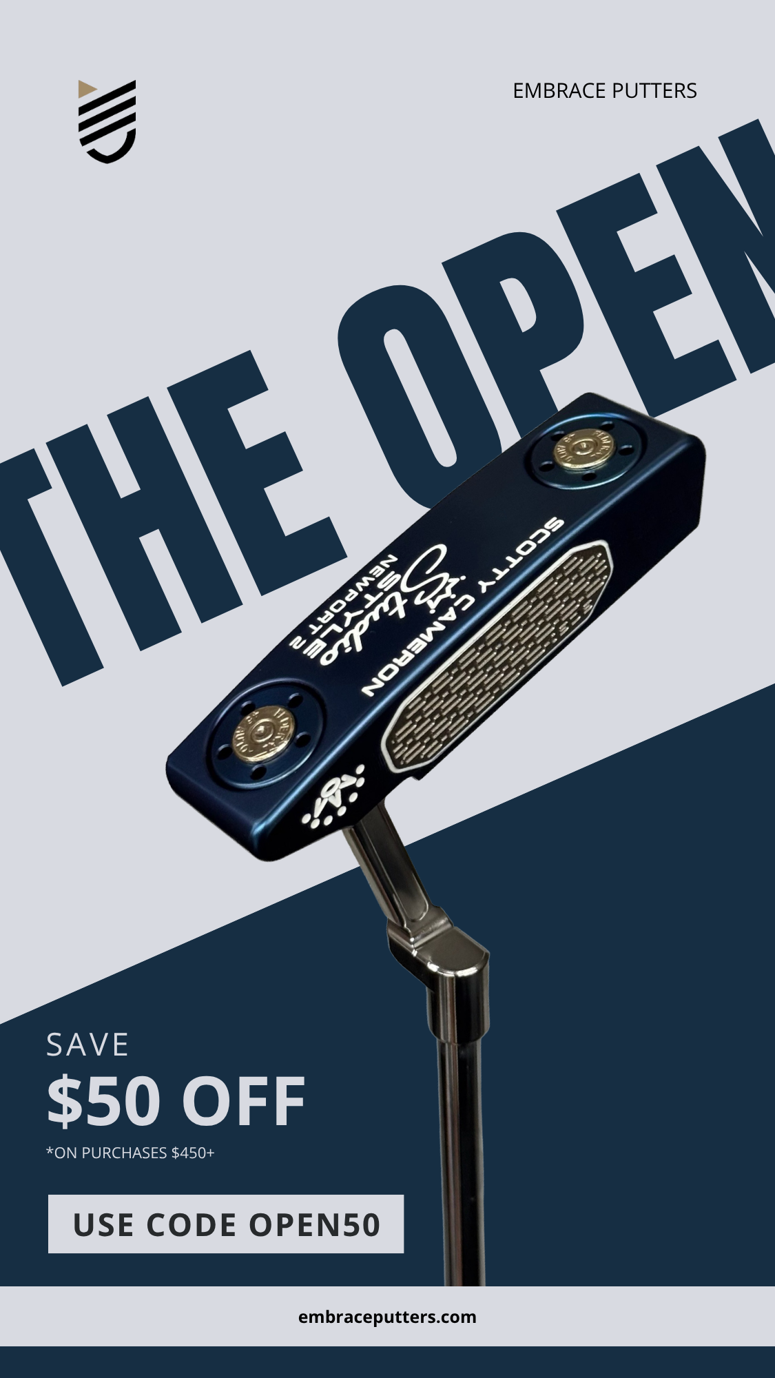 Embrace Putters Facebook ad