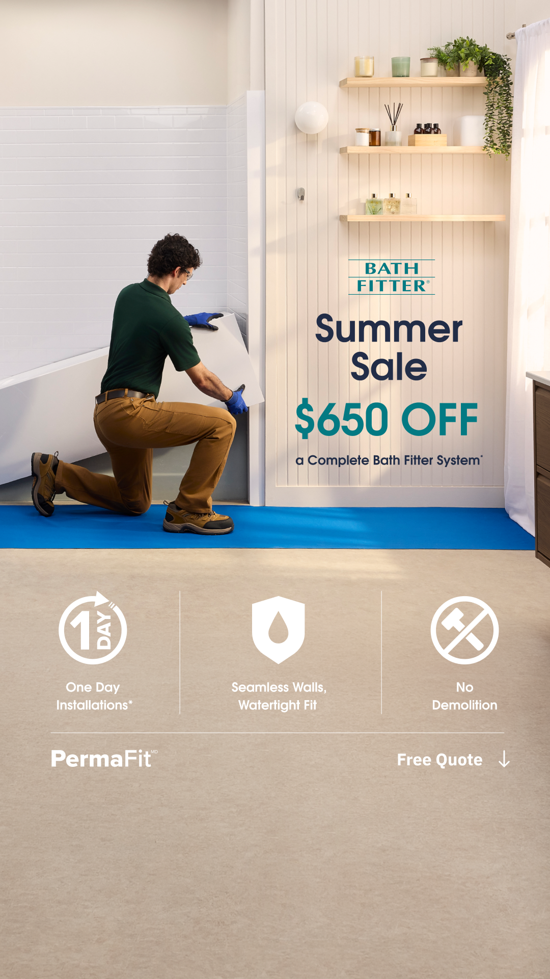 Bath Fitter Facebook ad