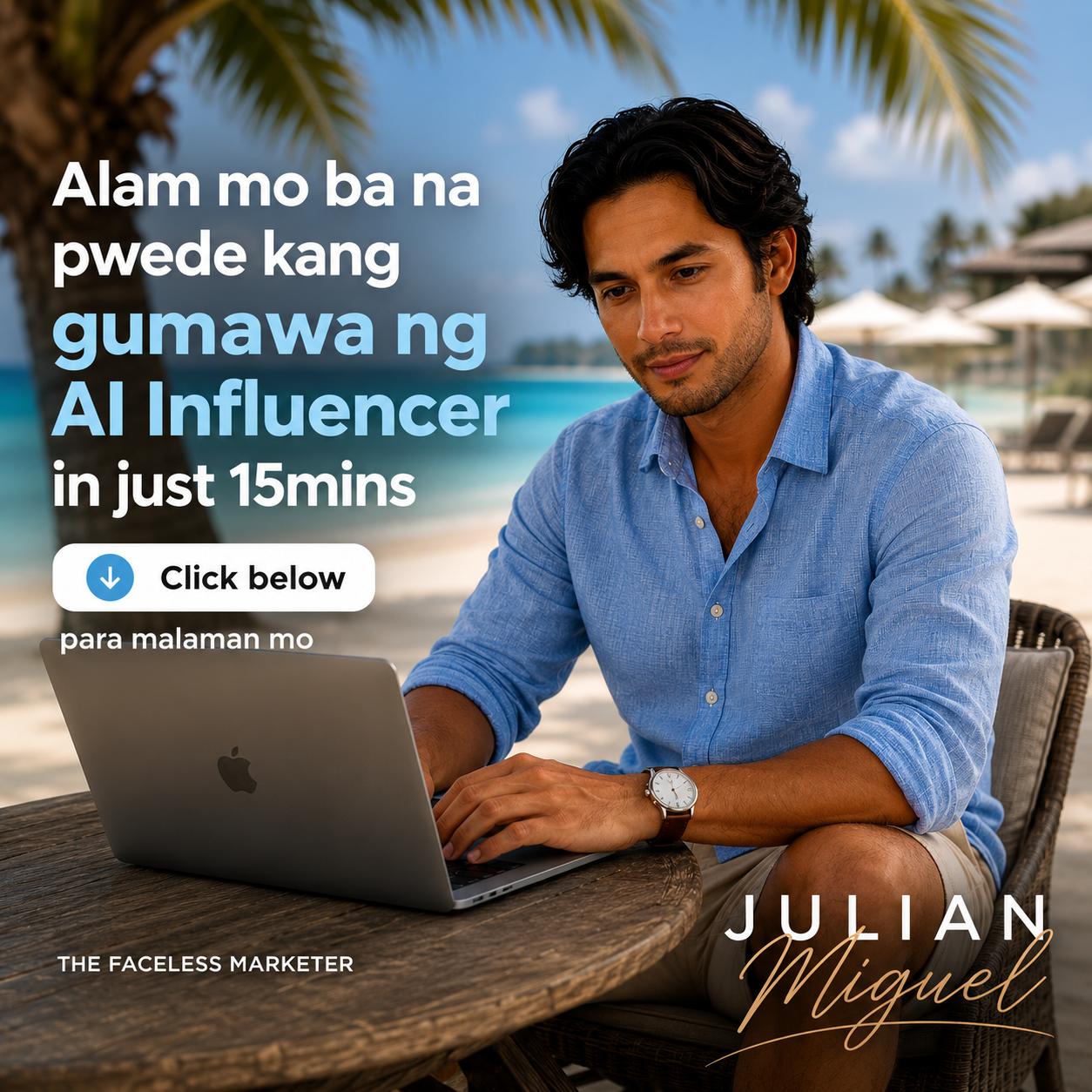 Julian Miguel Facebook ad
