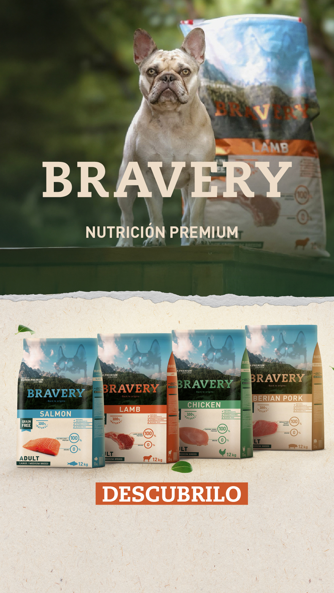 Bravery Pet Food CR Facebook ad from Mar 9, 2026