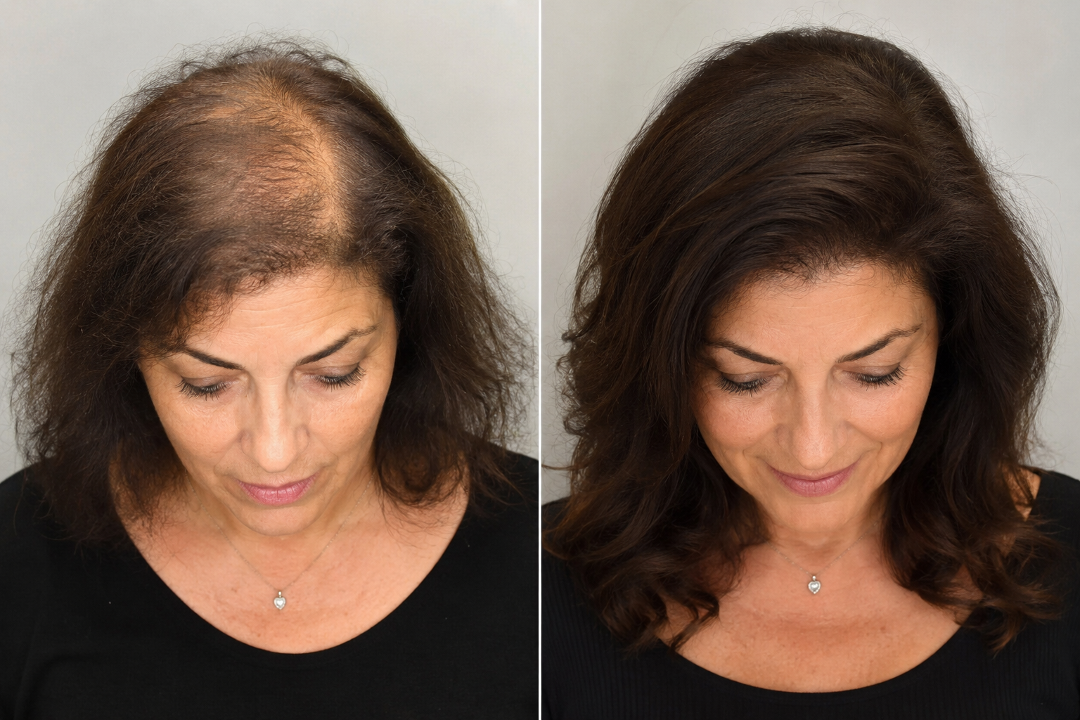 Beauté Naturelle Facebook ad: Le gel cliniquement prouvé pour réduire la chute de cheveux.