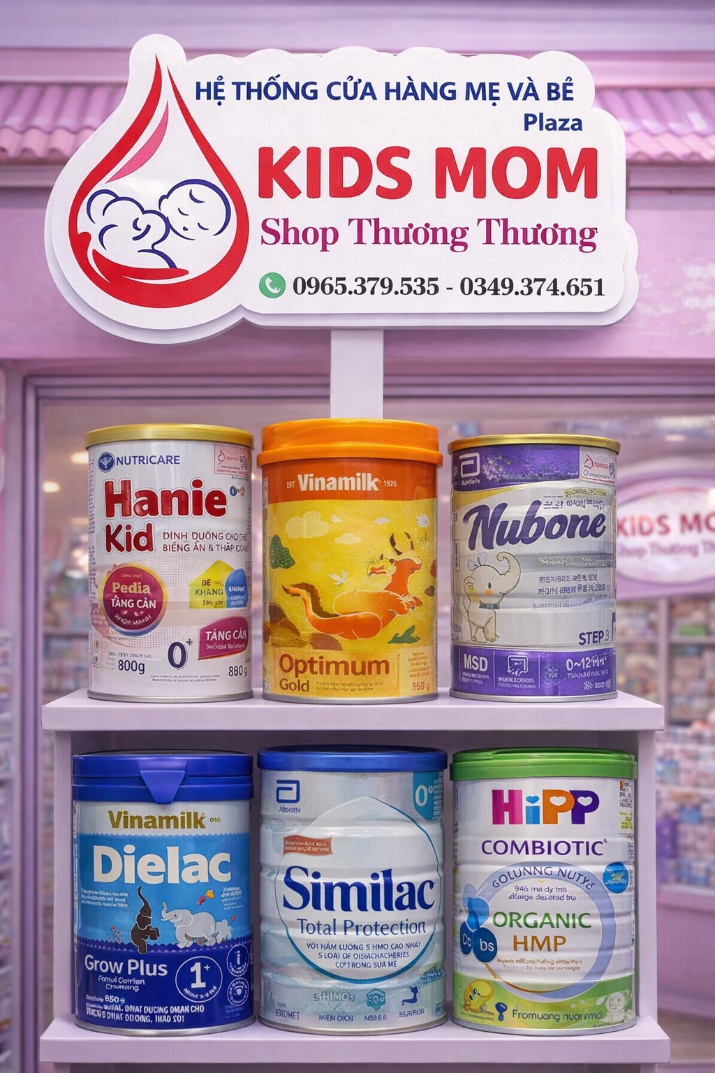 KidsMom Plaza Bình Minh Facebook ad: THIÊN ĐƯỜNG SỮA CHẤT LƯỢNG, CHÍNH HÃNG CHO…