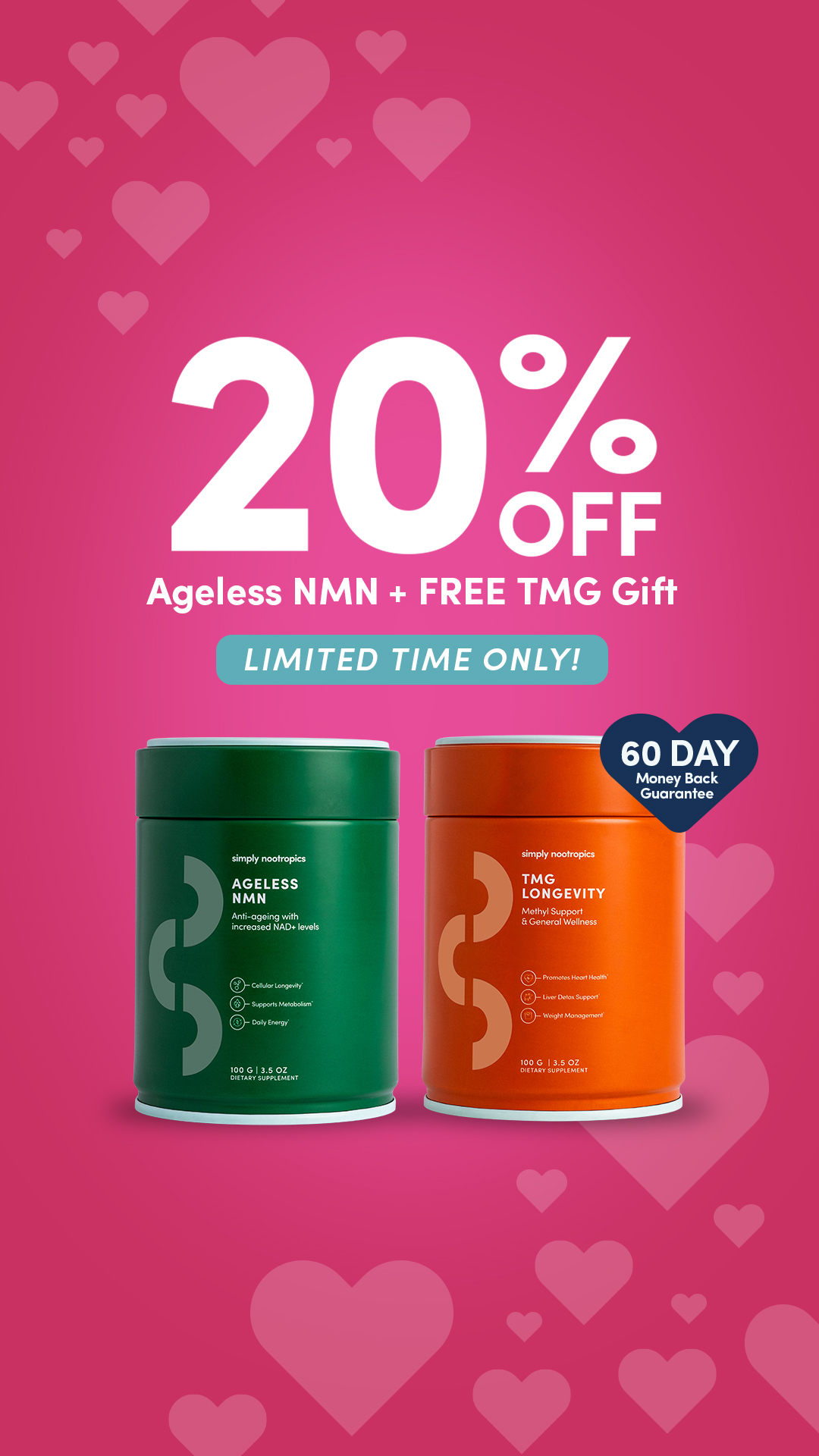 Simply Nootropics Facebook ad