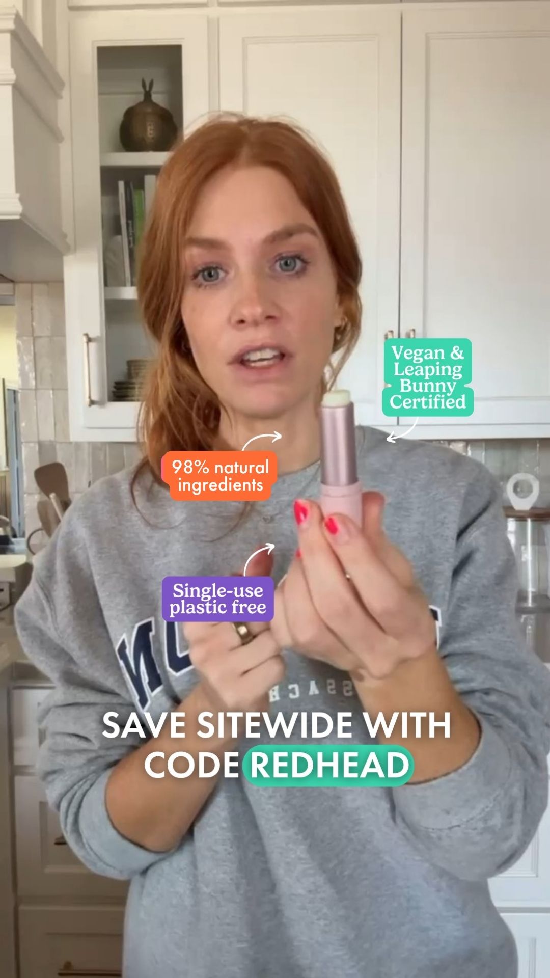 Wild Facebook ad: Get 20% off all Wild products with code REDHEAD