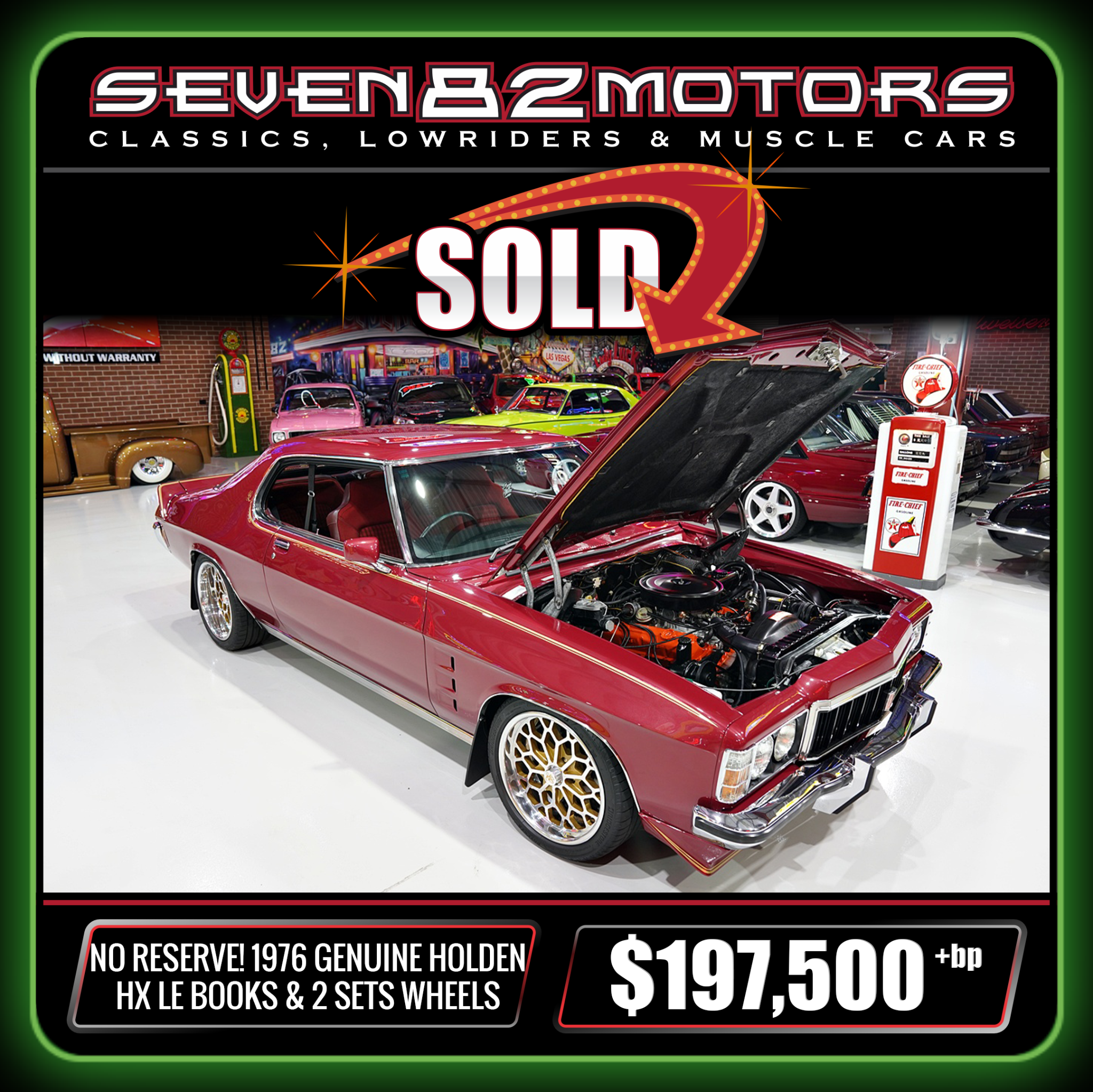 Seven82motors Auctions. Classics, Lowriders & Muscle Cars. Facebook ad: Sell With 782!