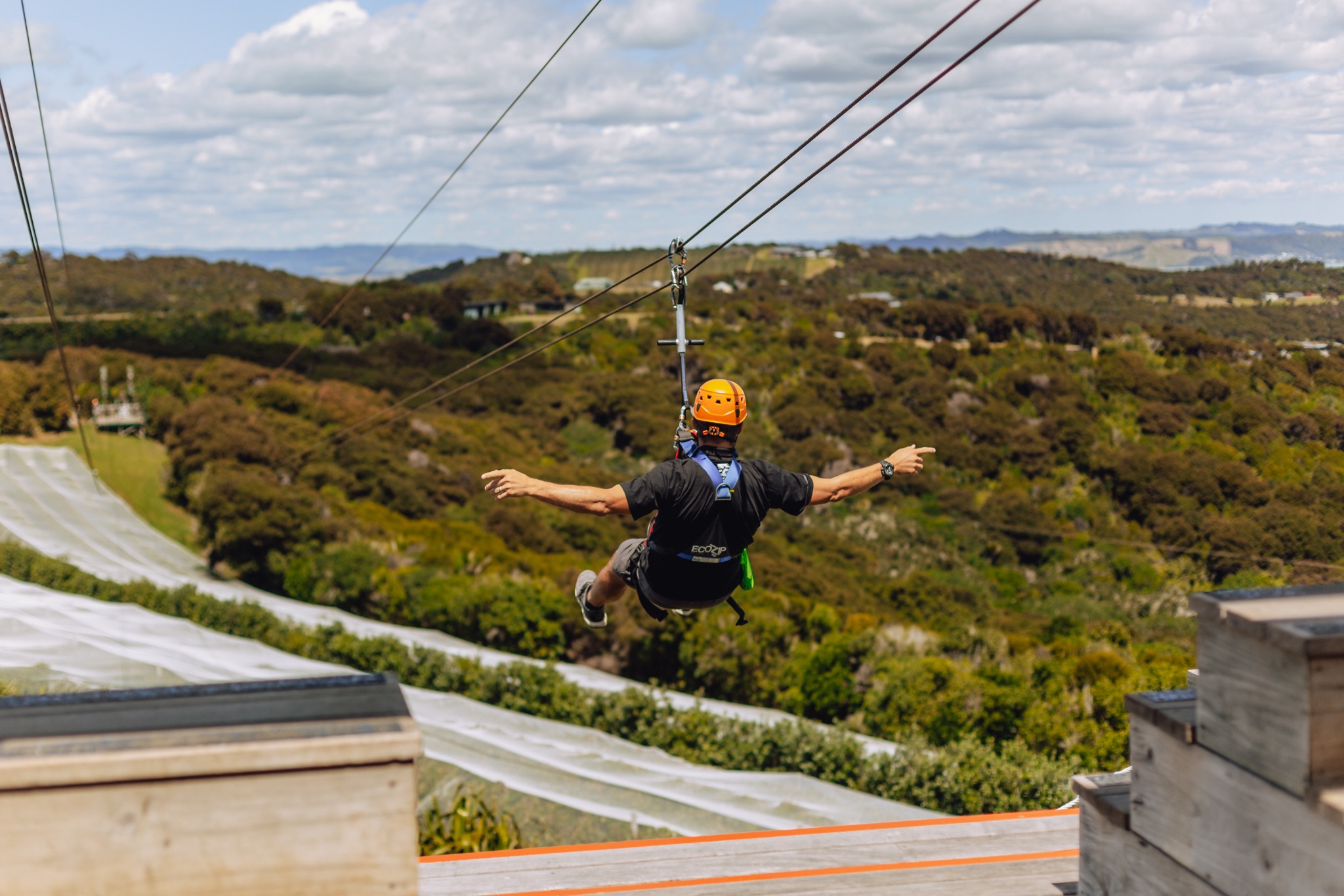 EcoZip Flying Fox Adventures Facebook ad: Zipline on Waiheke!