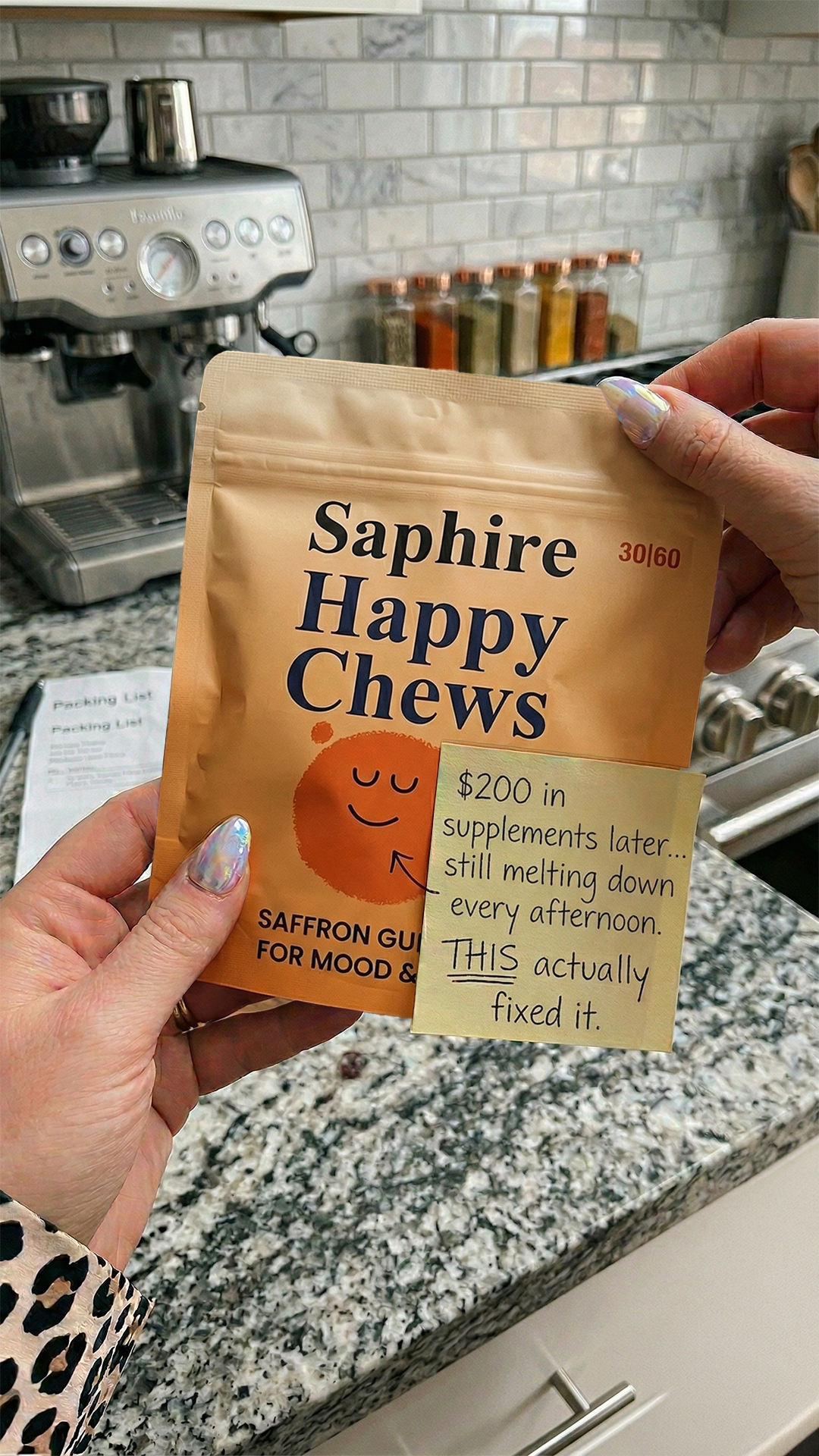 Try Saphire Facebook ad