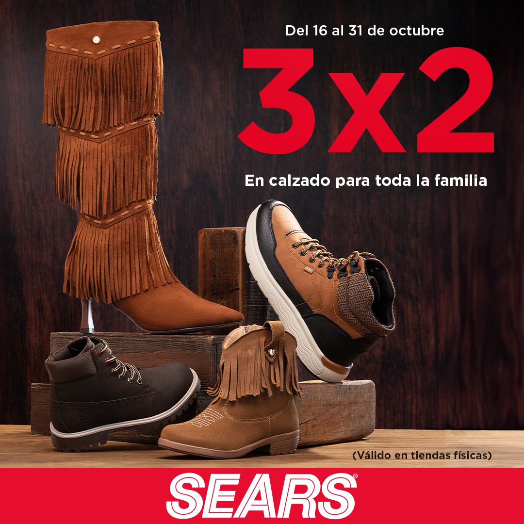 Sears México Facebook ad: ¡Solo en tienda física!